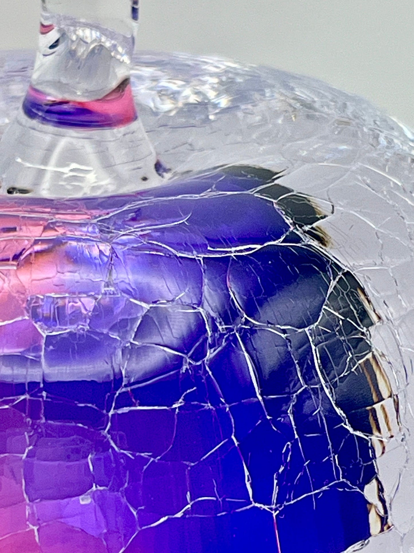 Handmade Blown Art Glass Shaped Sculpture