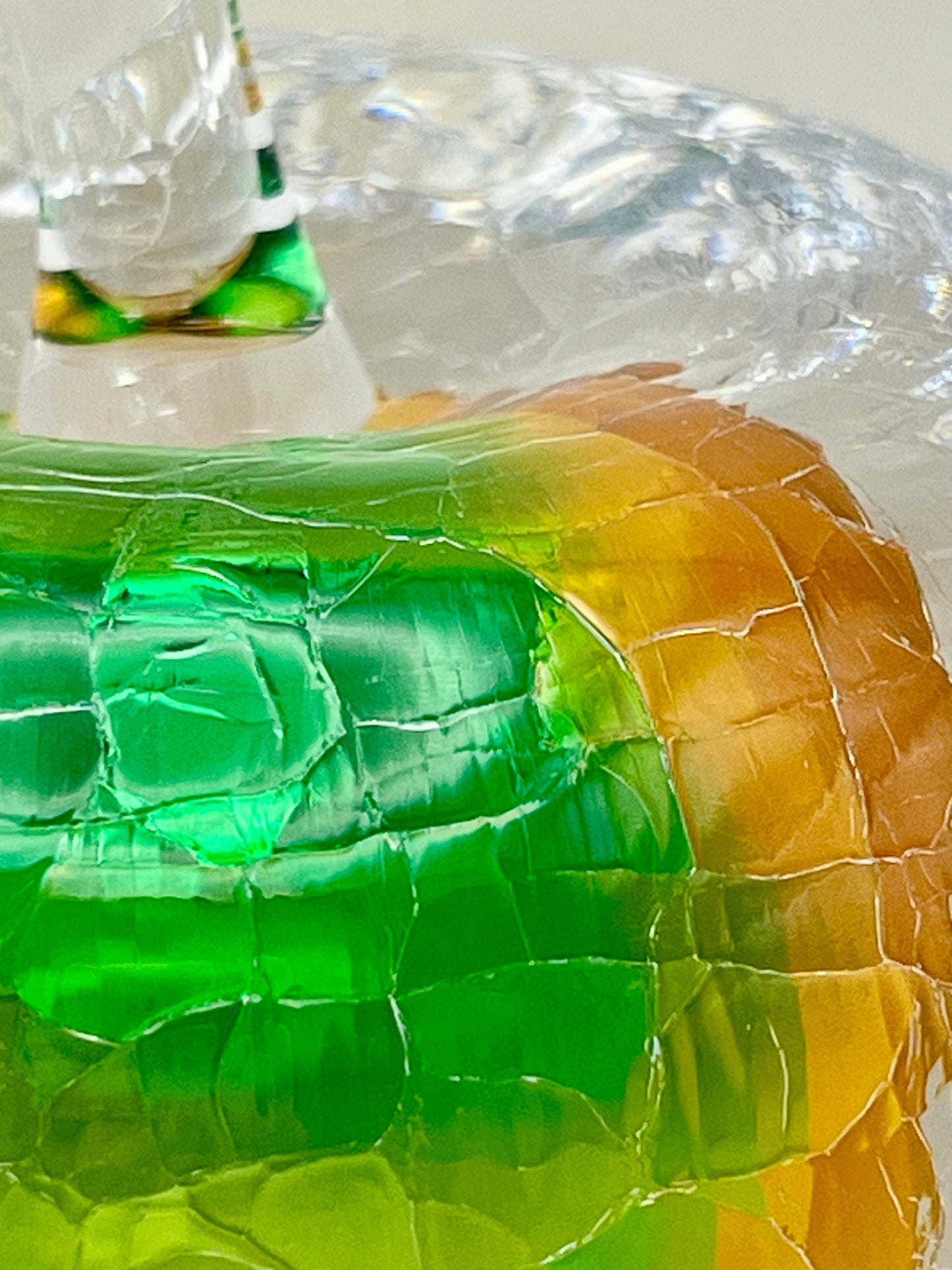 Handmade Blown Art Glass Shaped Sculpture