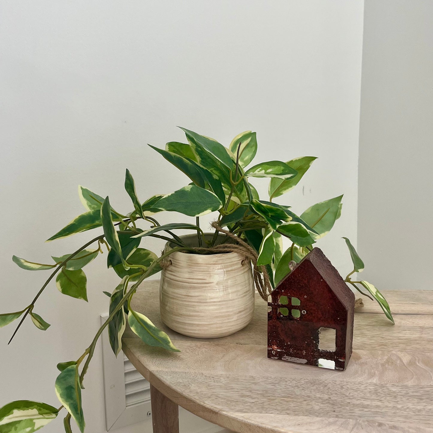 Handmade Blown Art Glass Shaped Sculpture