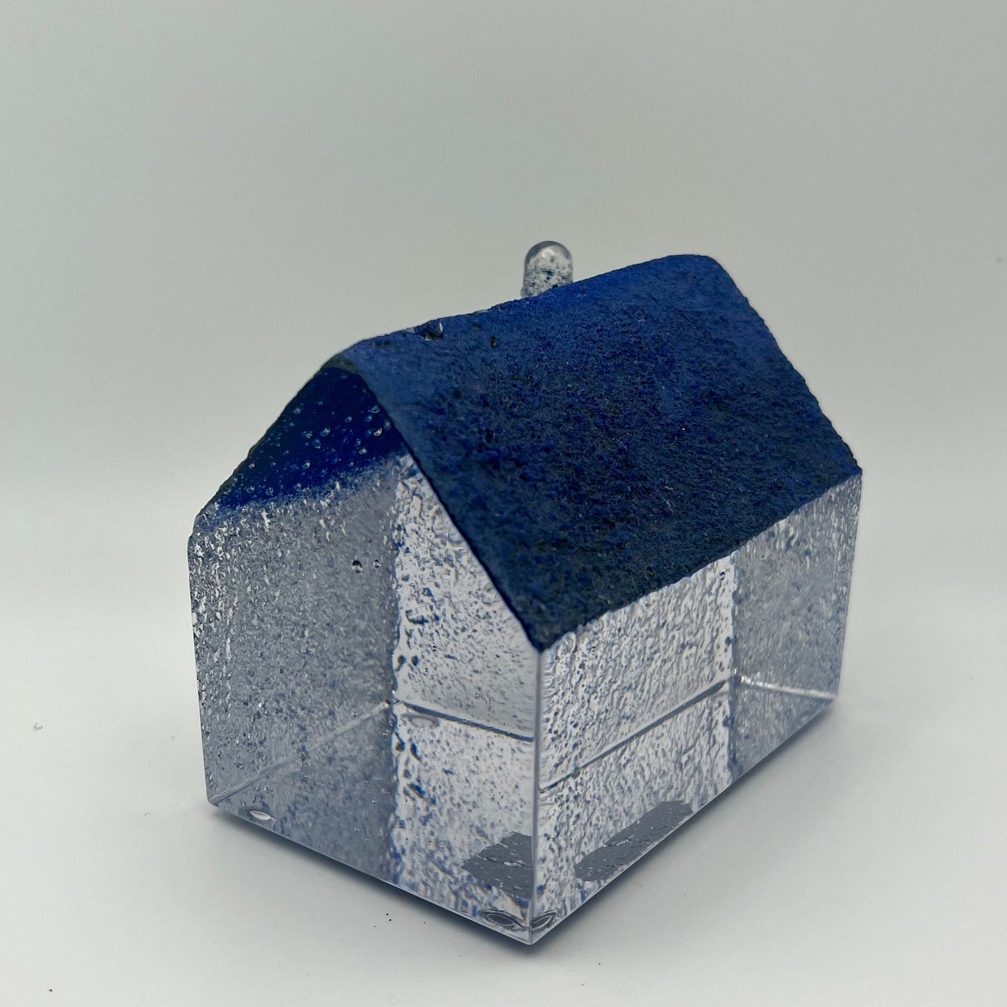 Handmade Blown Art Glass Shaped Sculpture