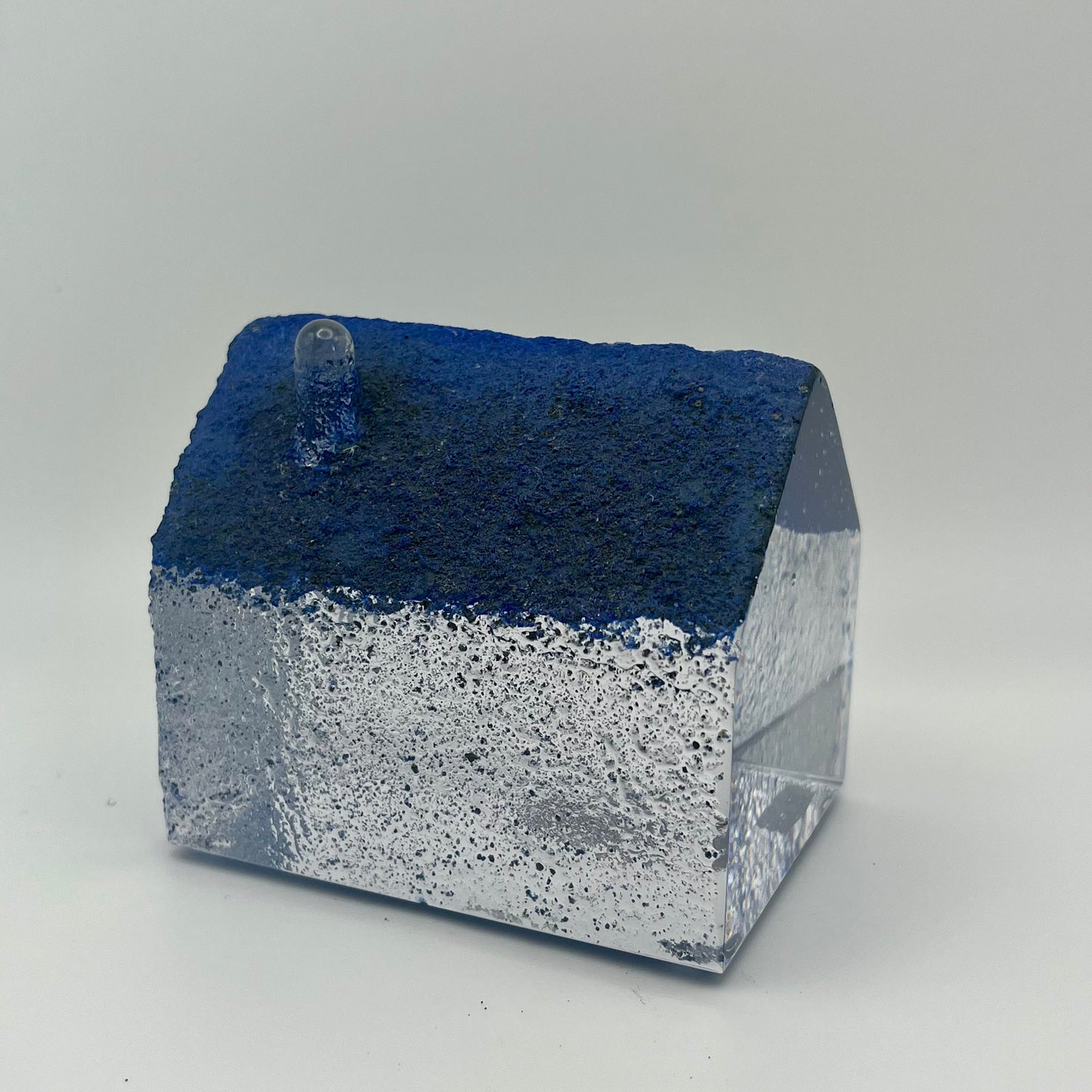 Handmade Blown Art Glass Shaped Sculpture