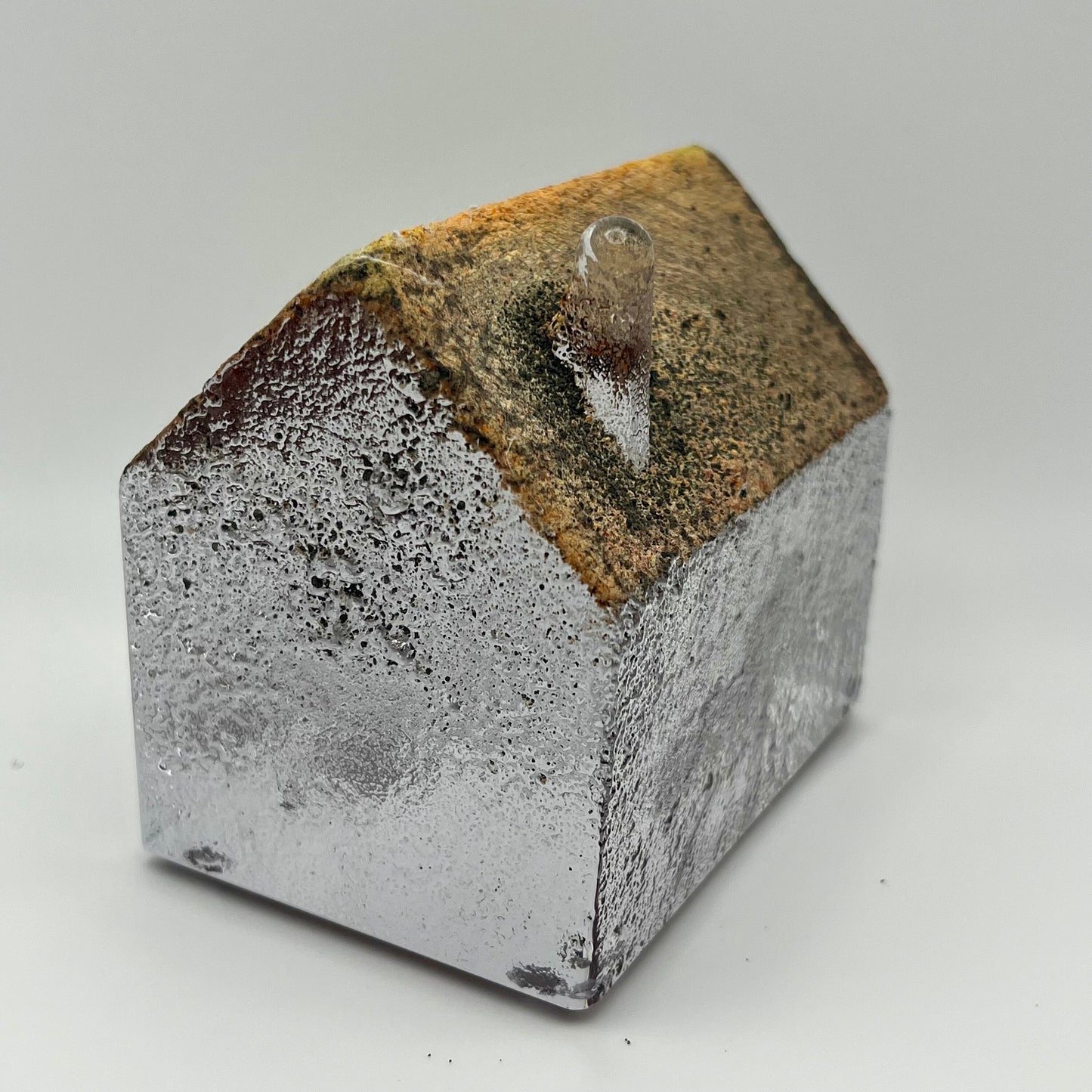 Handmade Blown Art Glass Shaped Sculpture