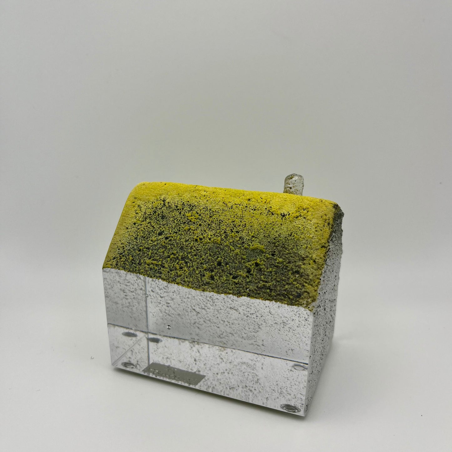 Handmade Blown Art Glass Shaped Sculpture