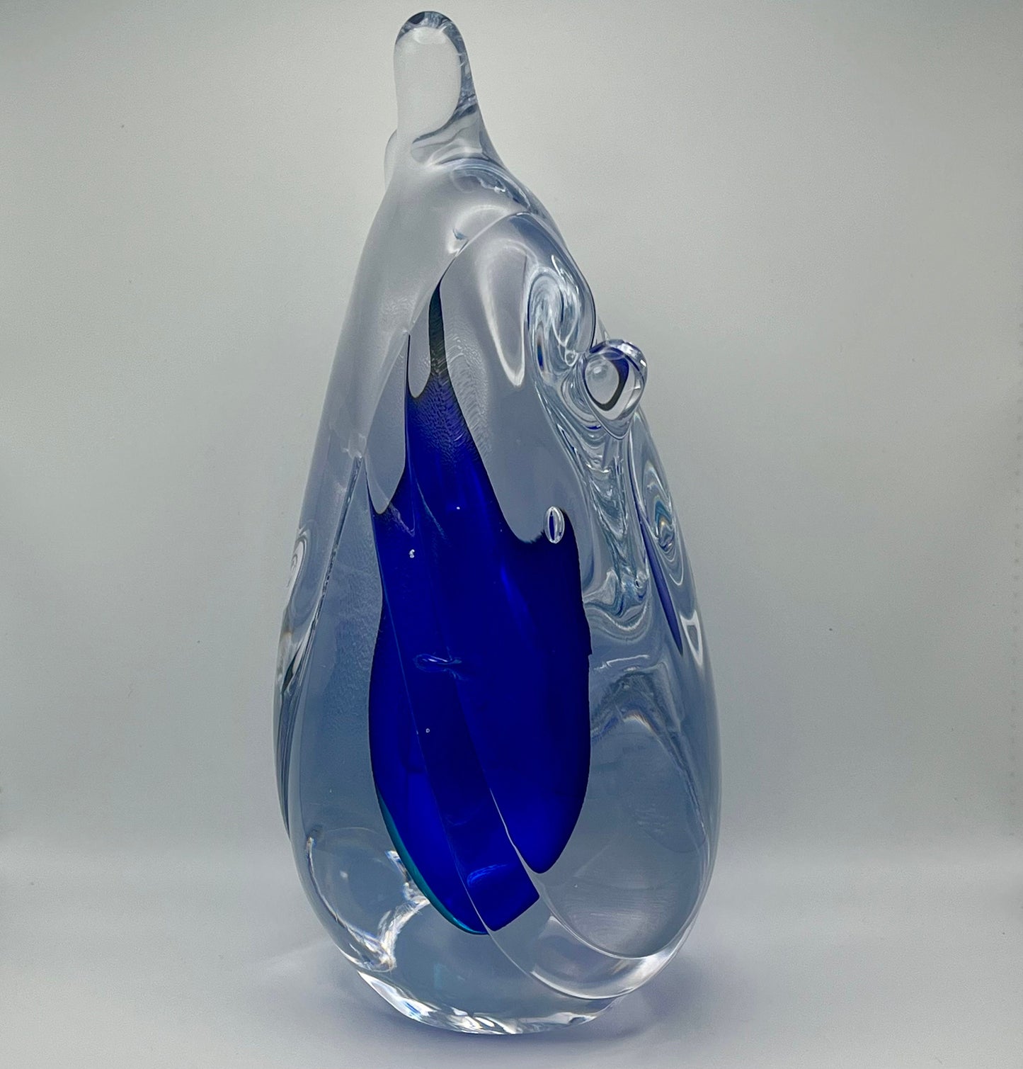 Handmade Blown Art Glass Shaped Sculpture