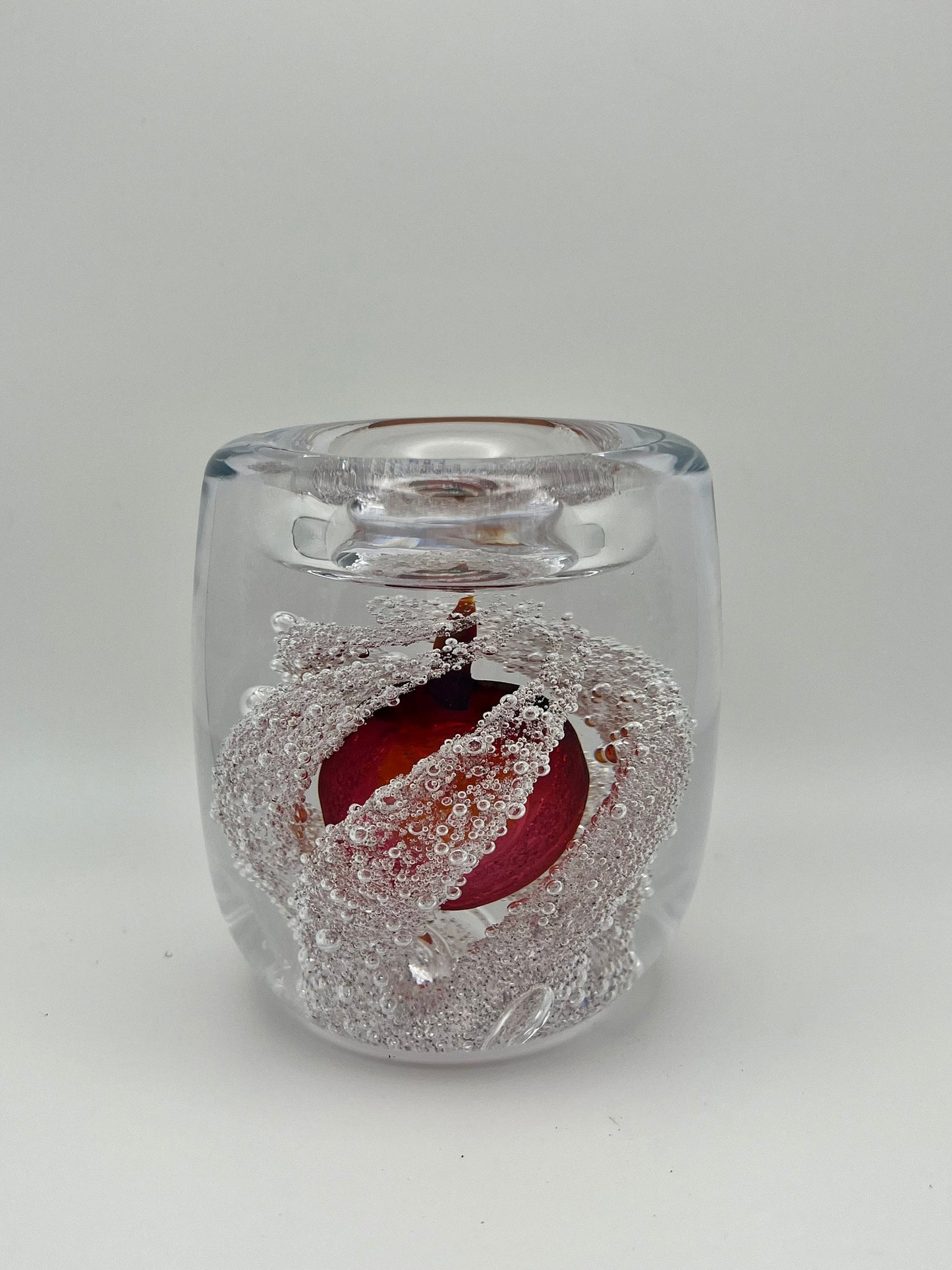 Handmade Blown Art Glass Shaped Sculpture