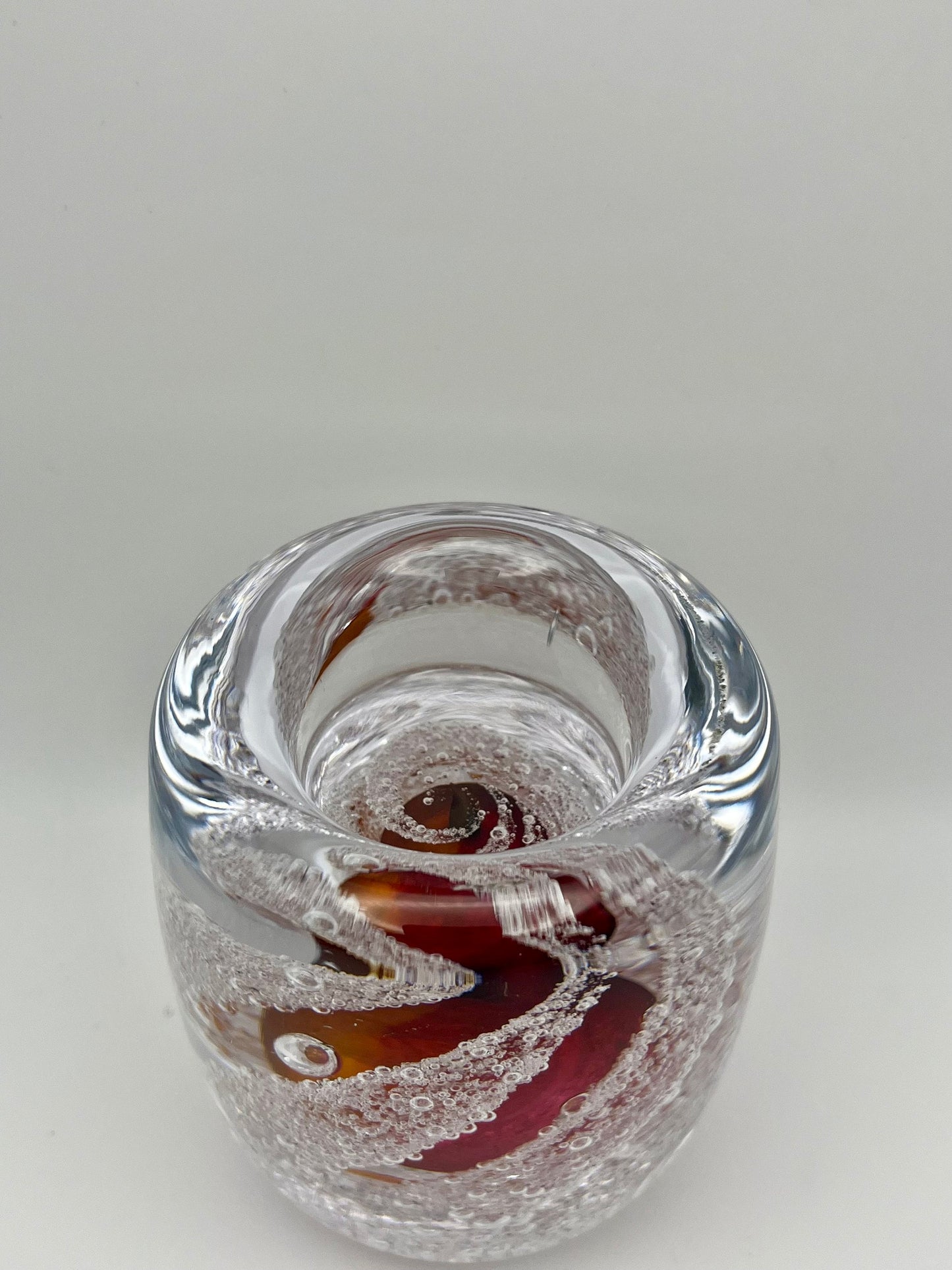 Handmade Blown Art Glass Shaped Sculpture