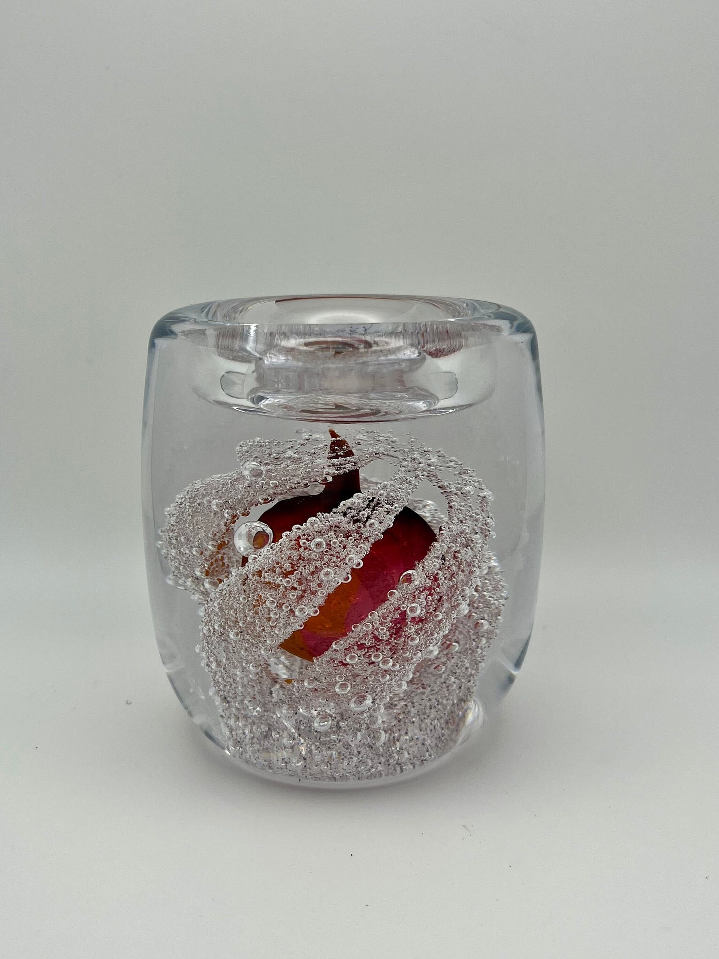 Handmade Blown Art Glass Shaped Sculpture