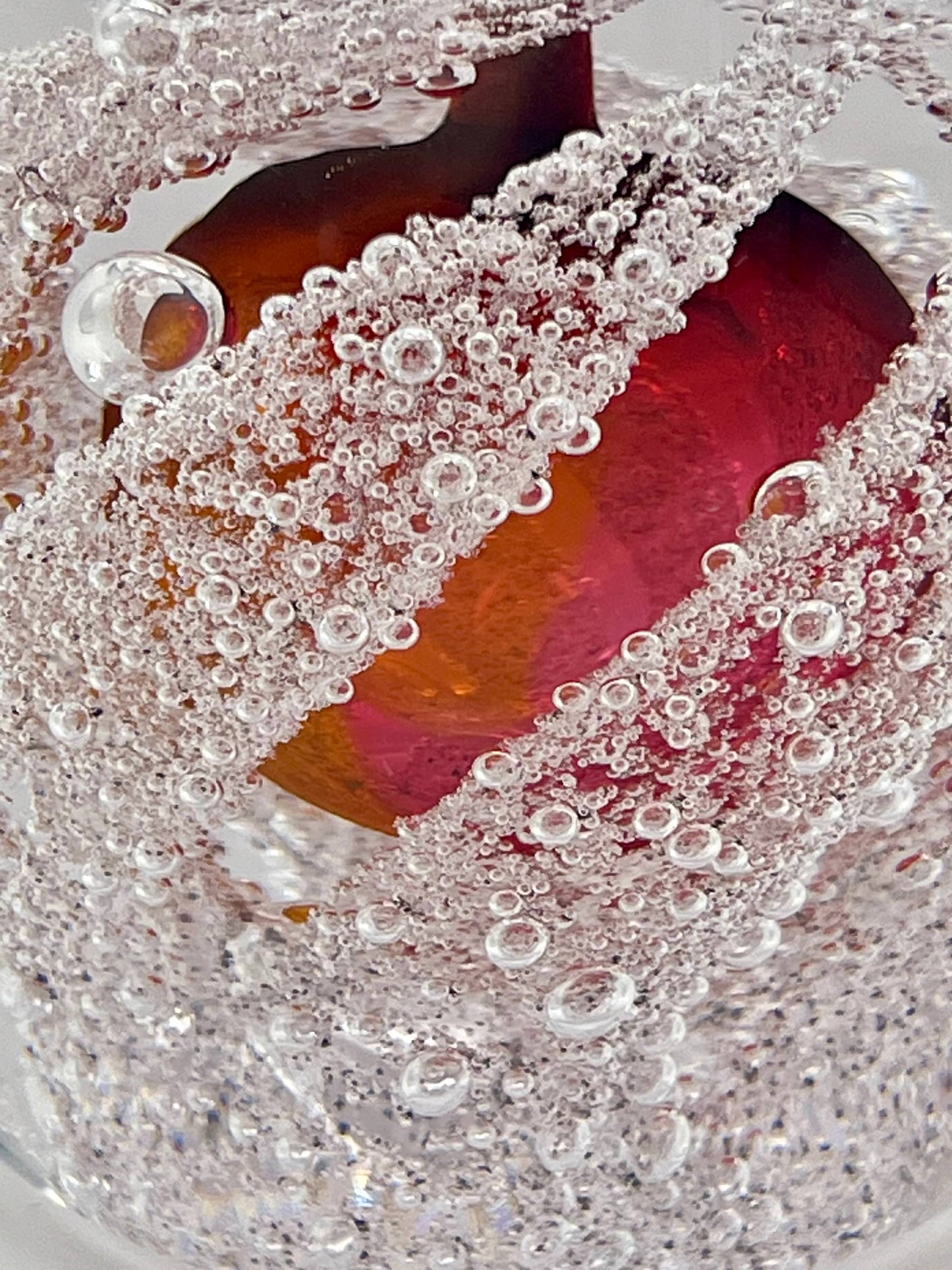 Handmade Blown Art Glass Shaped Sculpture