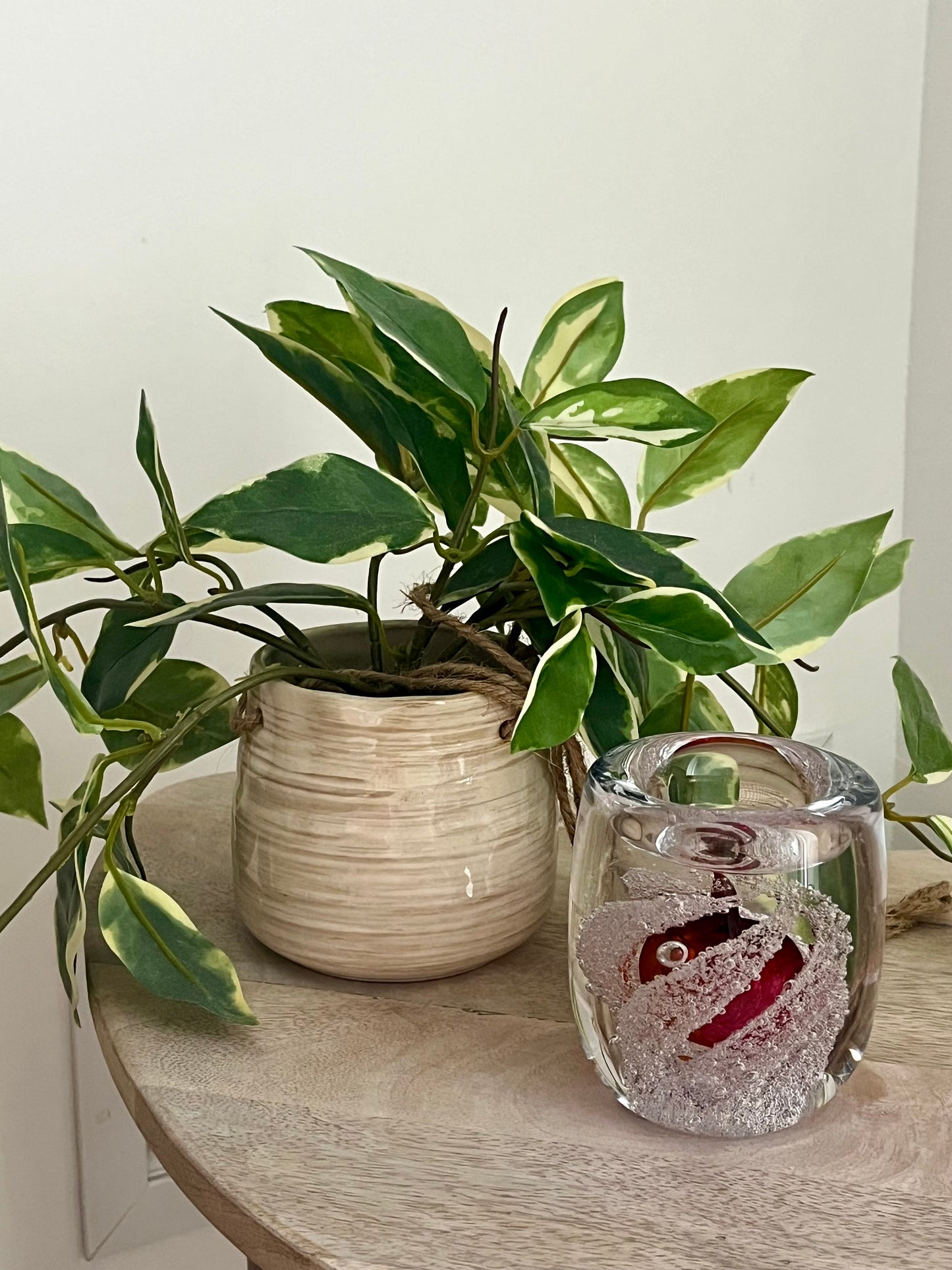 Handmade Blown Art Glass Shaped Sculpture