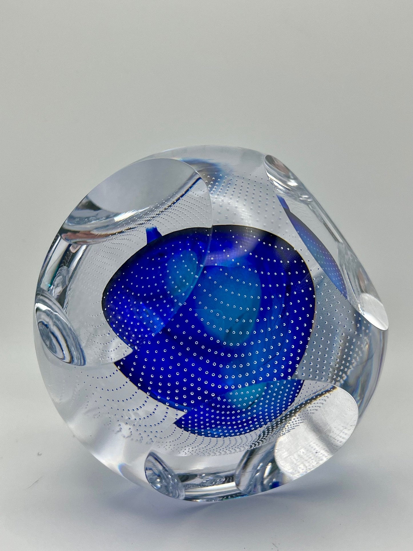 Handmade Blown Art Glass Shaped Sculpture