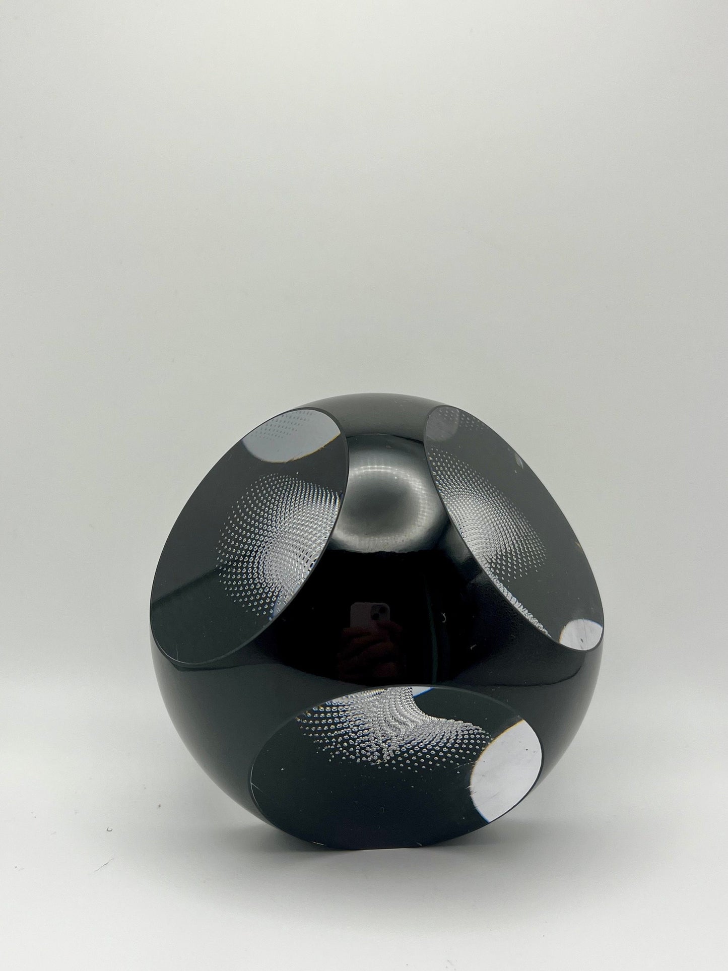 Handmade Blown Art Glass Shaped Sculpture
