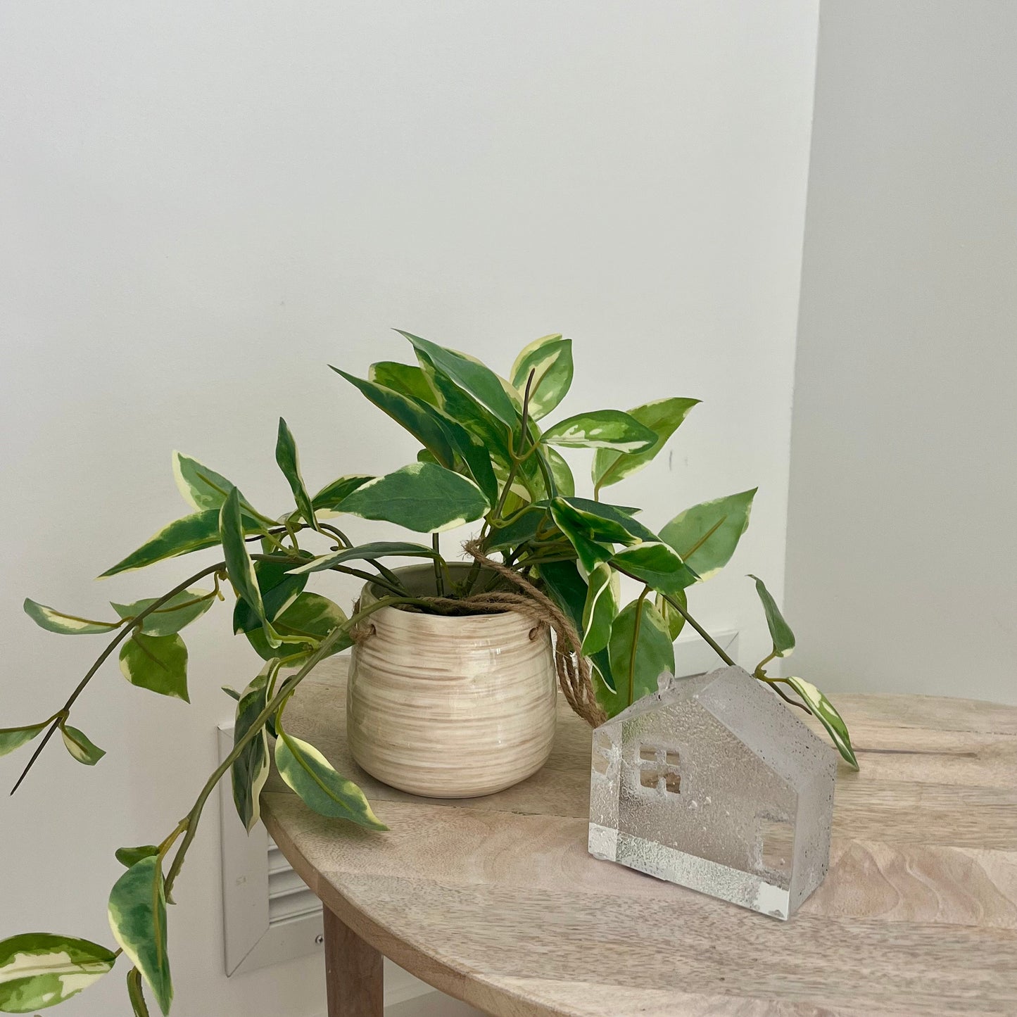 Handmade Blown Art Glass Shaped Sculpture