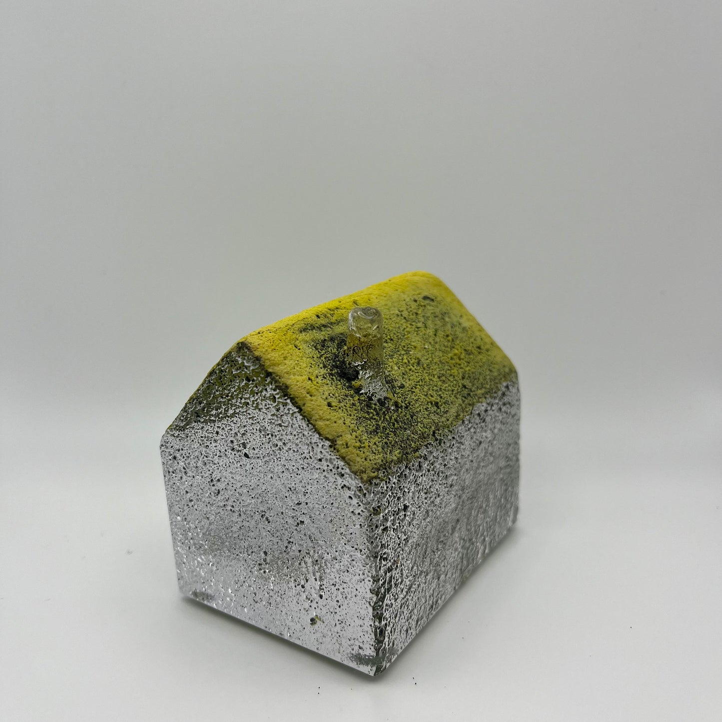 Handmade Blown Art Glass Shaped Sculpture