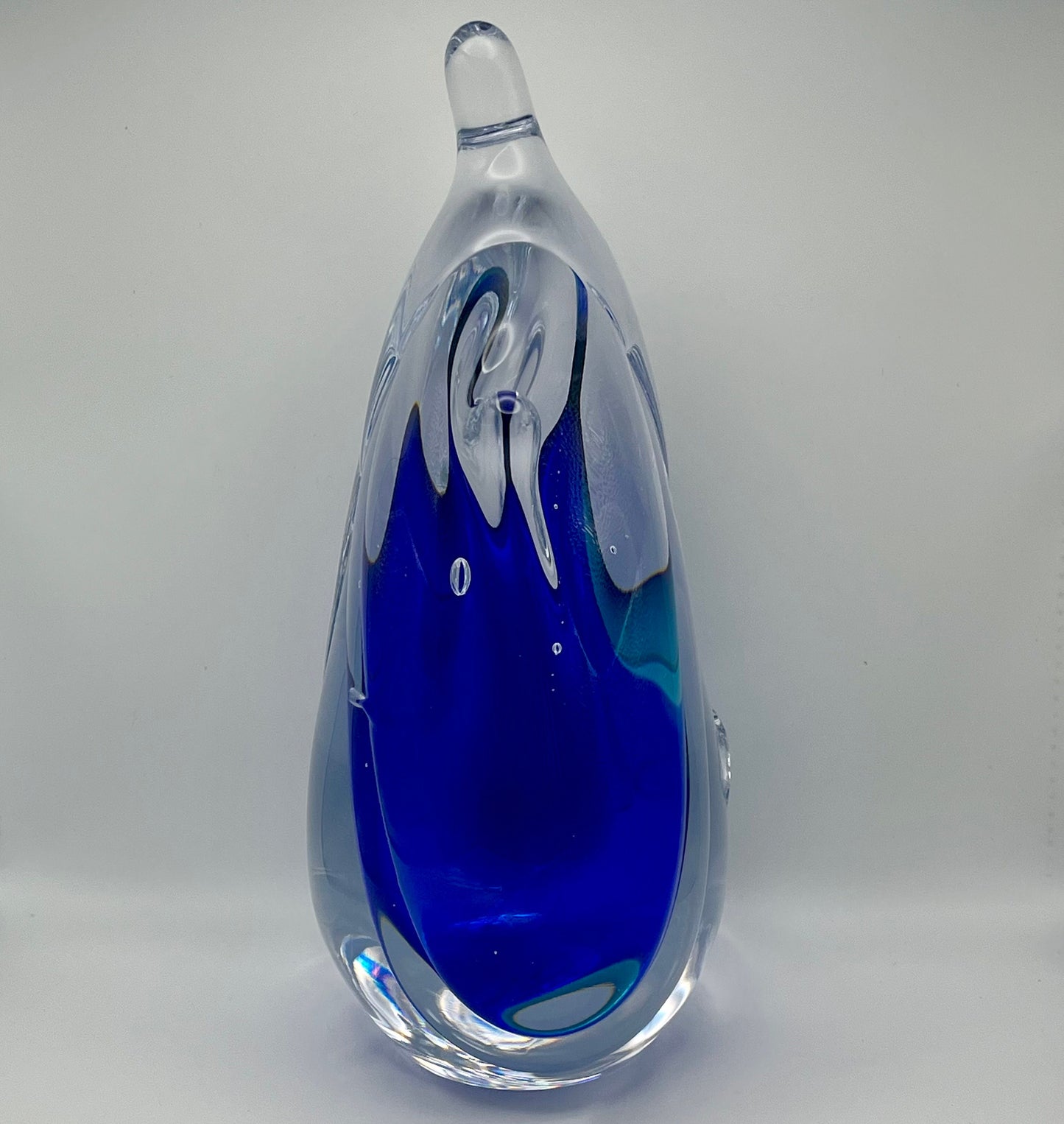 Handmade Blown Art Glass Shaped Sculpture