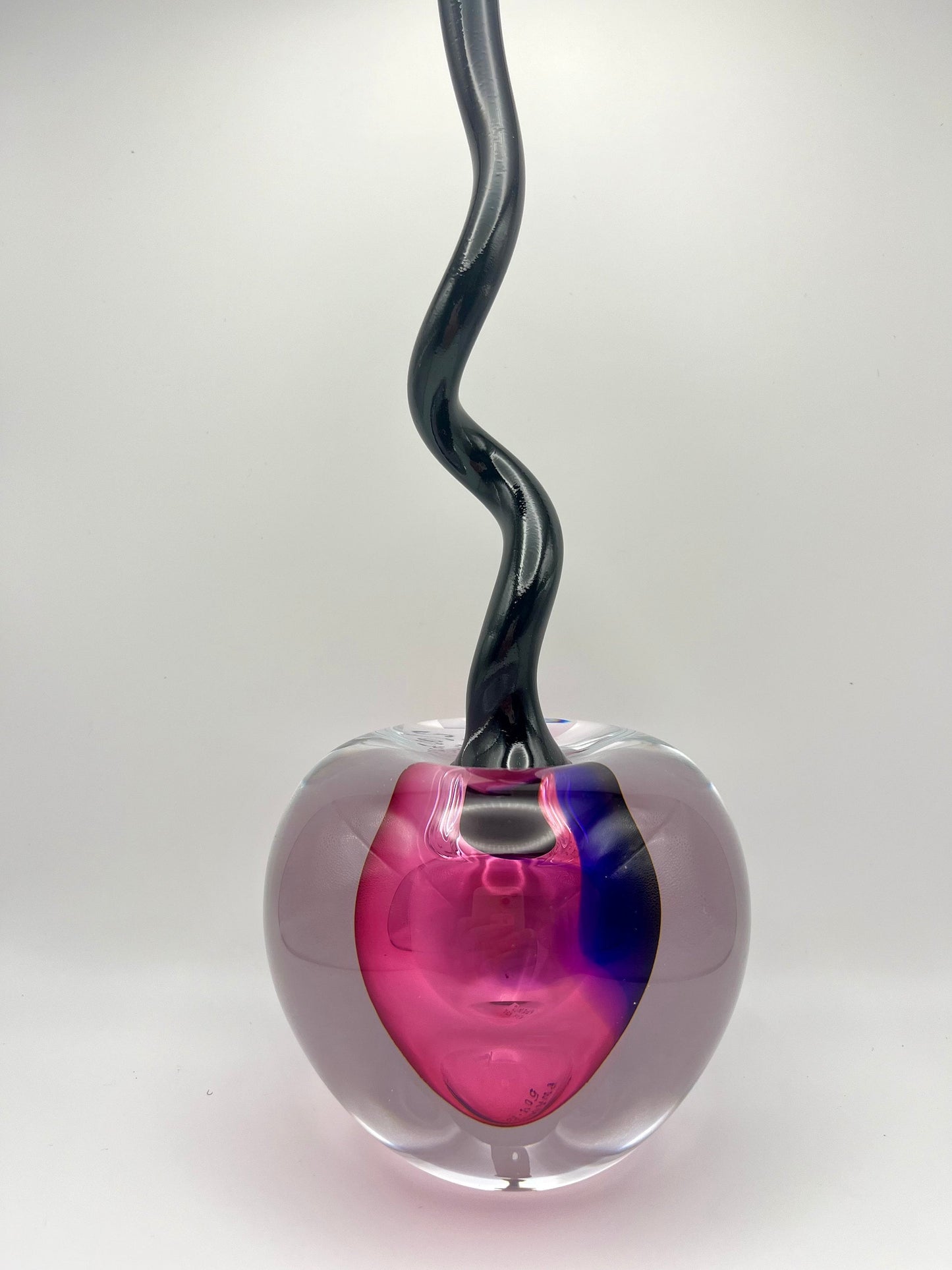 Handmade Blown Art Glass Shaped Sculpture