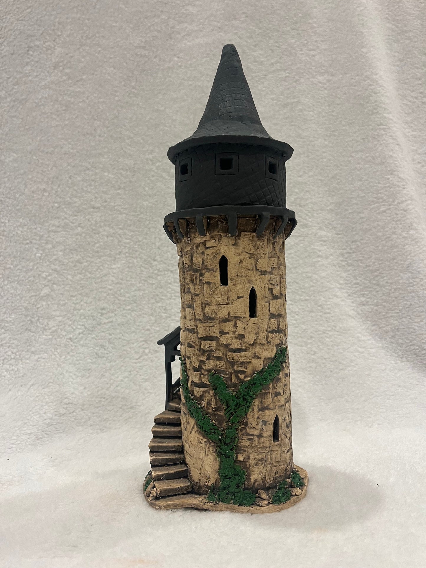 Christmas Ceramic House Art Tealight Candle Holder Room Decoration Handcrafted Collectible Miniature House DG219