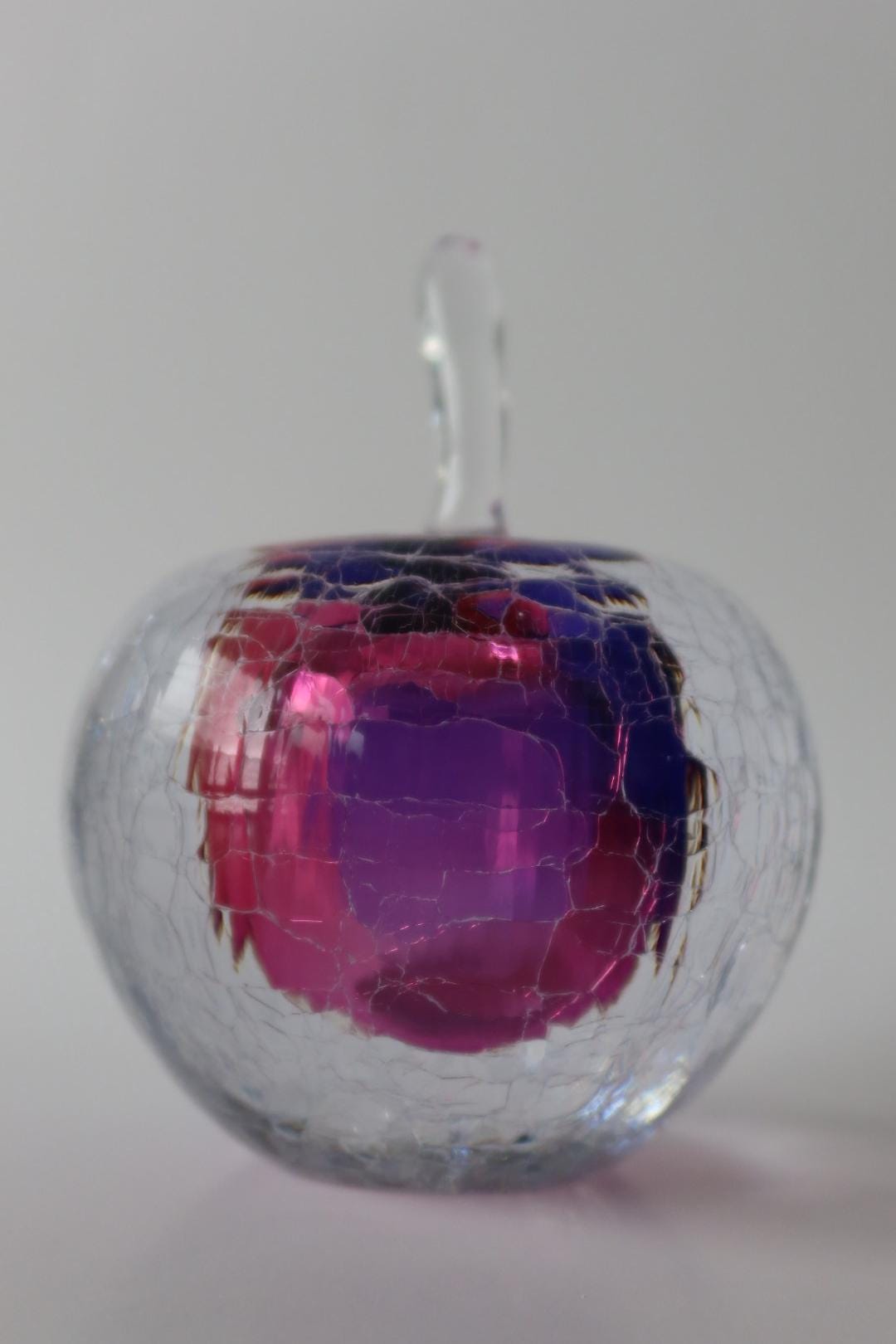 Handmade Blown Art Glass Shaped Sculpture