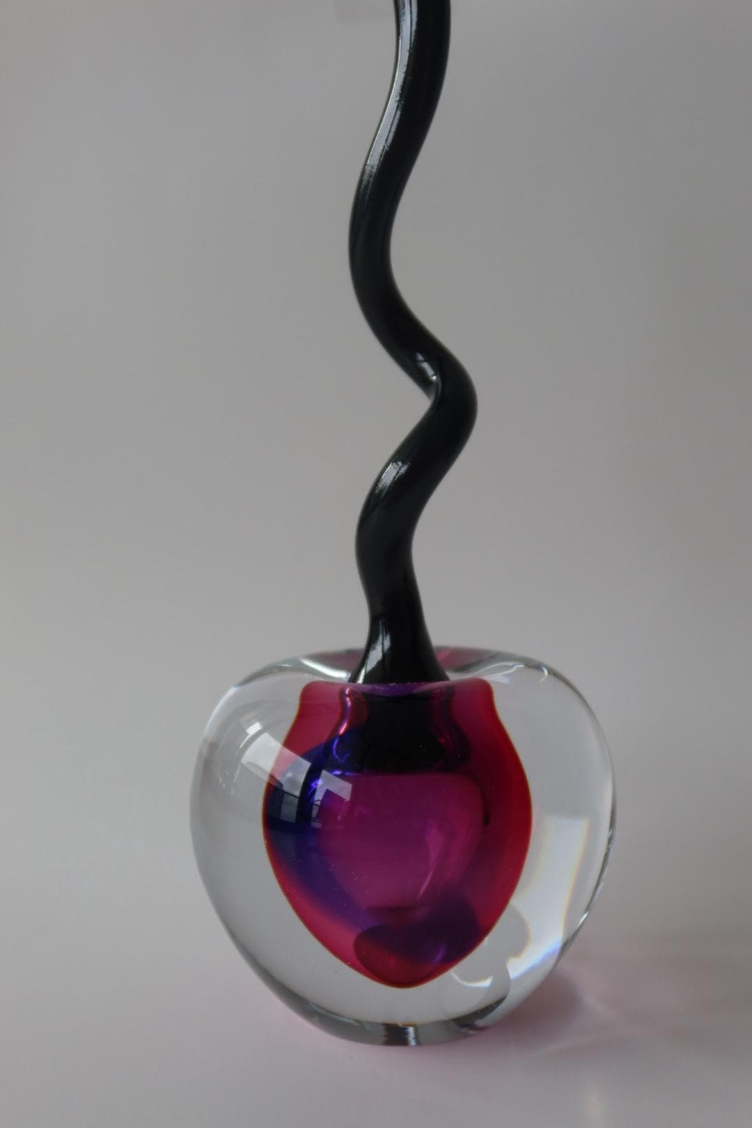Handmade Blown Art Glass Shaped Sculpture