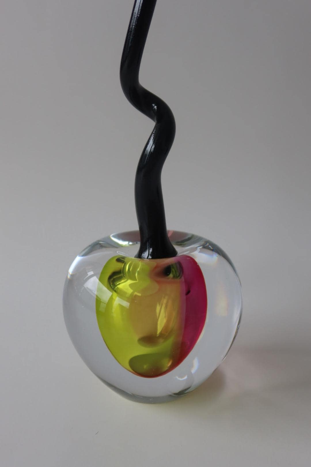 Handmade Blown Art Glass Shaped Sculpture