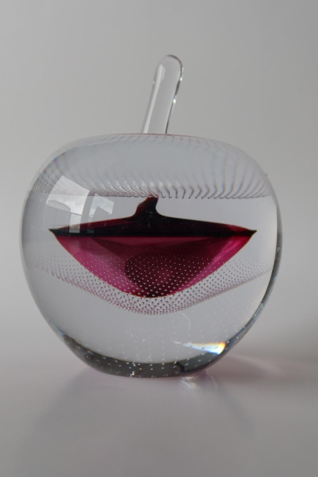 Handmade Blown Art Glass Shaped Sculpture