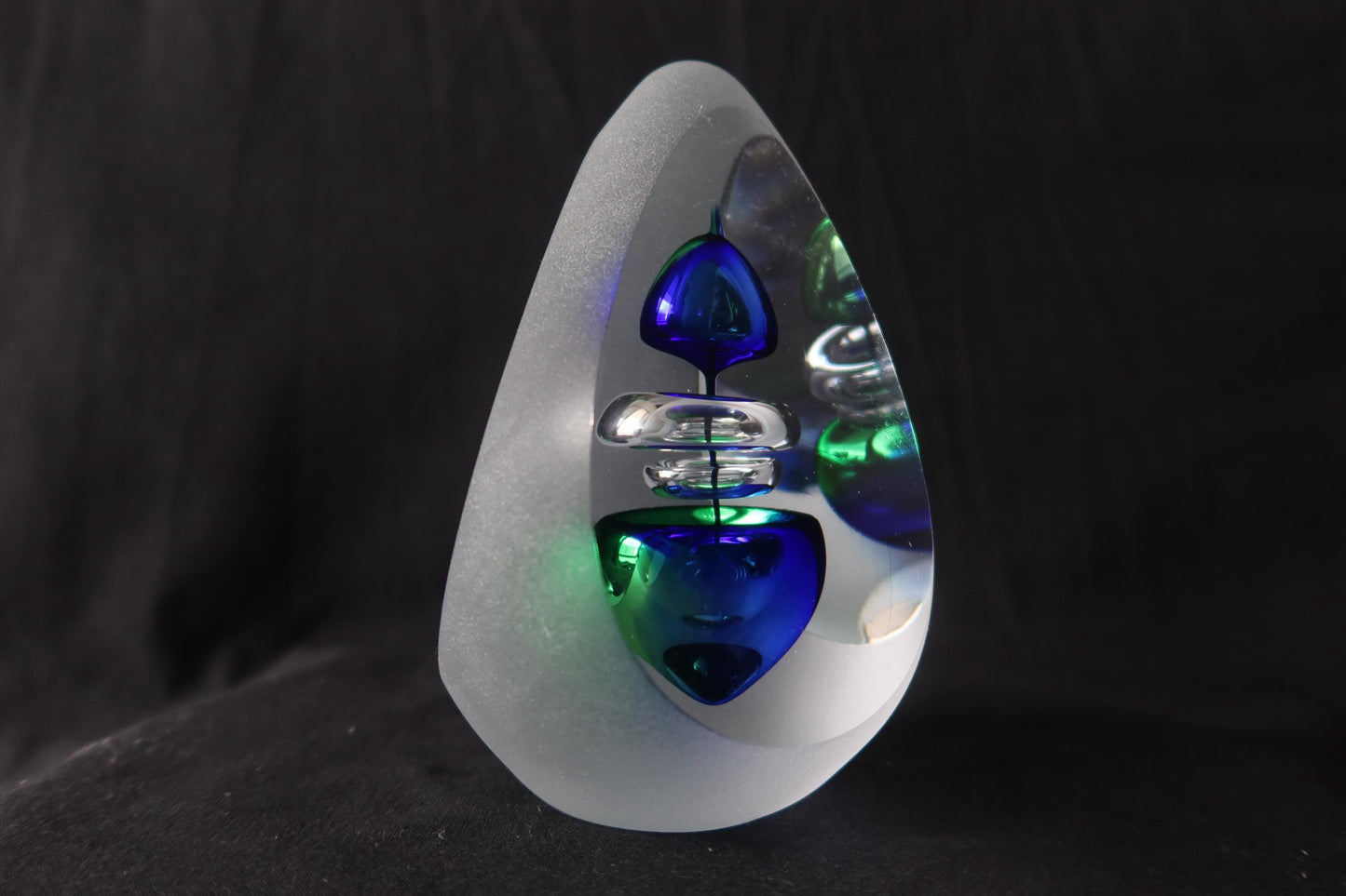 Handmade Blown Art Glass Shaped Sculpture