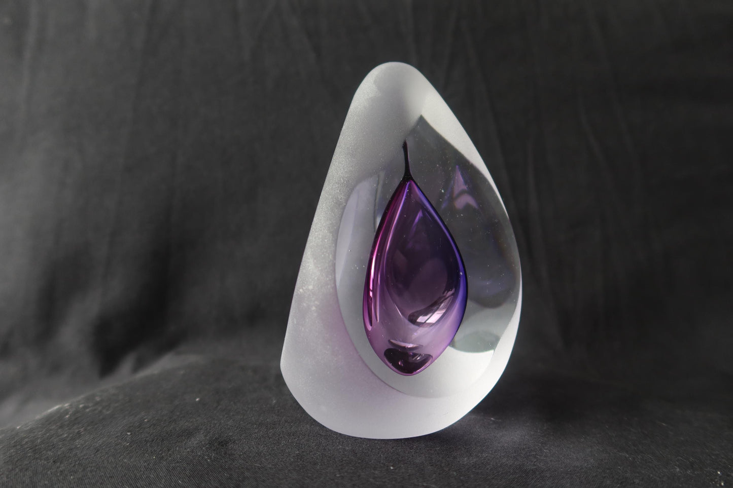 Handmade Blown Art Glass Shaped Sculpture