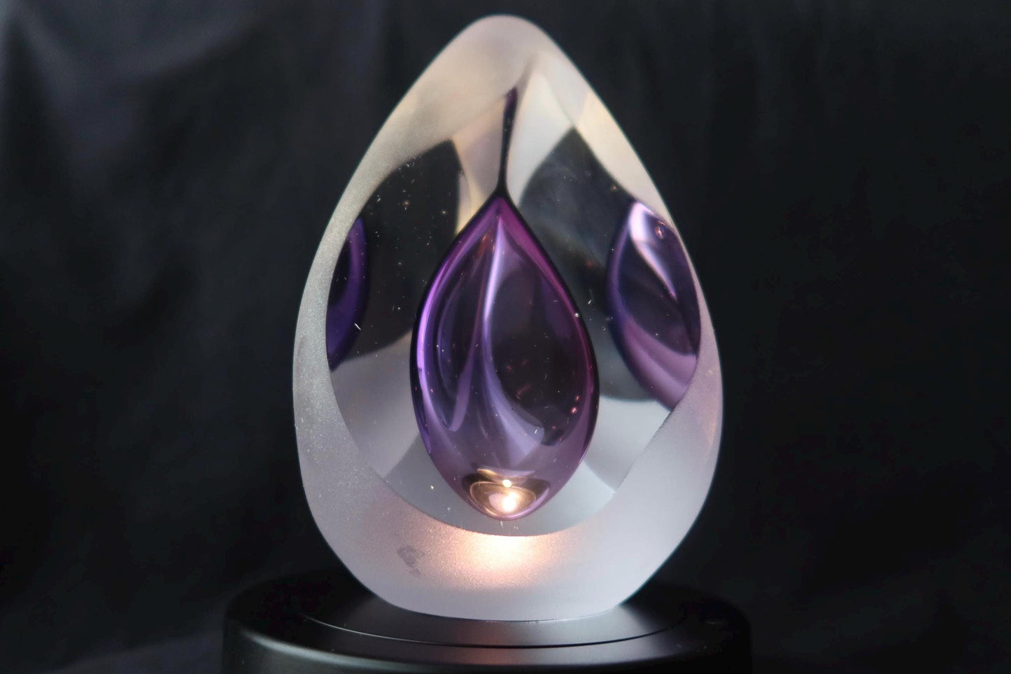 Handmade Blown Art Glass Shaped Sculpture
