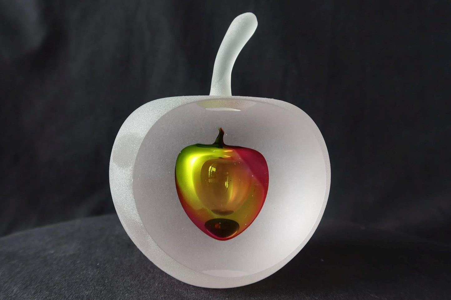 Handmade Blown Art Glass Shaped Sculpture