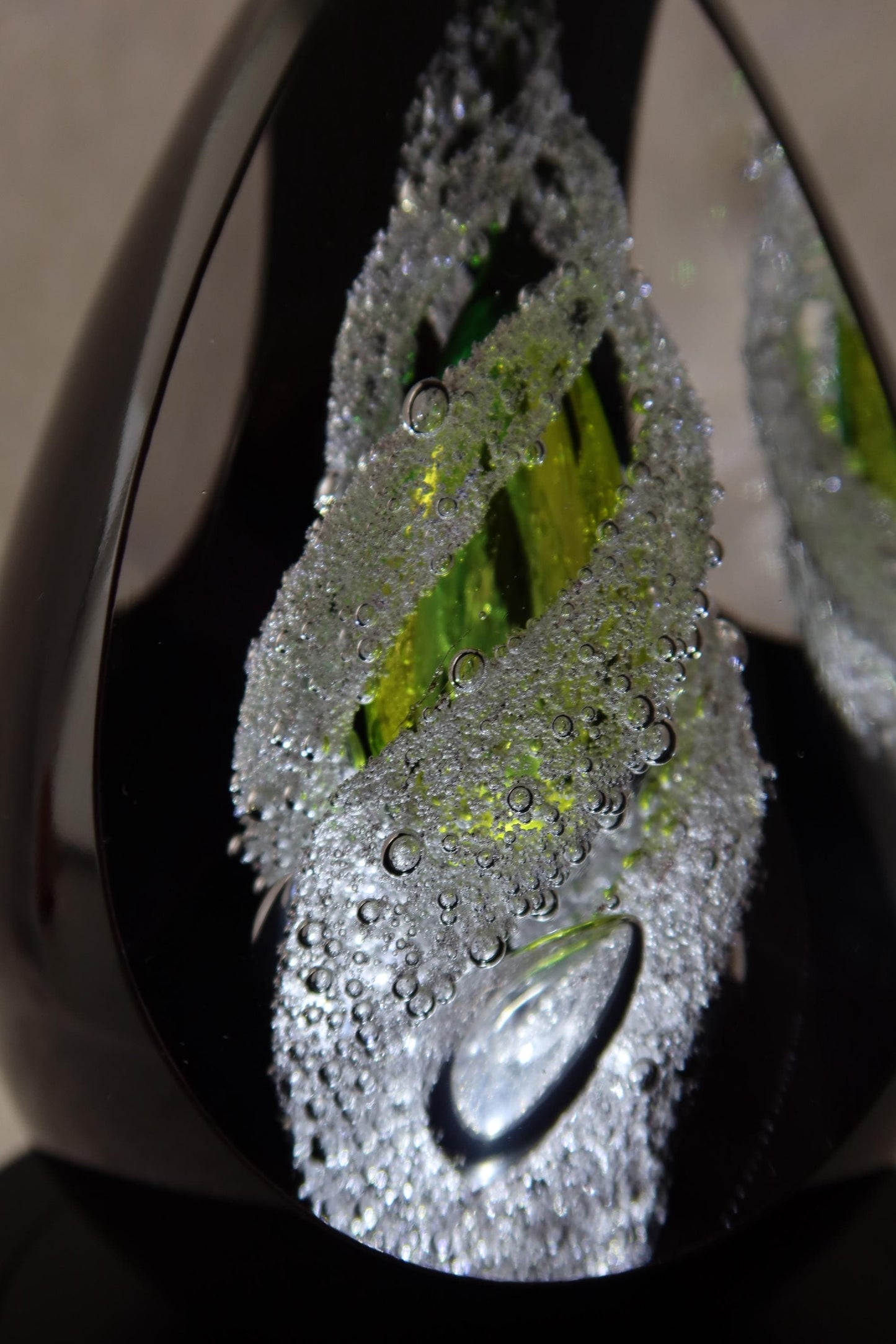 Handmade Blown Art Glass Shaped Sculpture