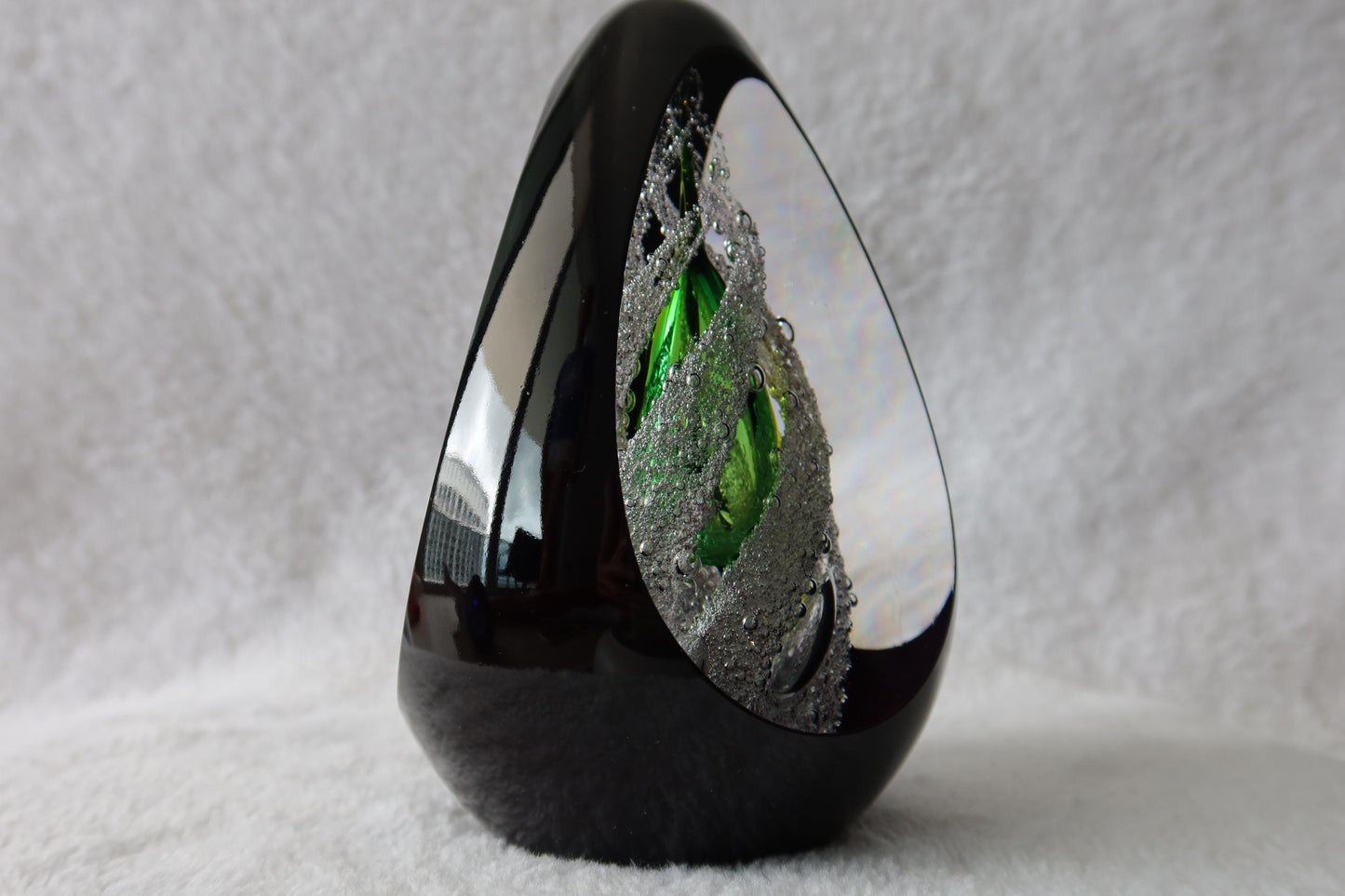 Handmade Blown Art Glass Shaped Sculpture