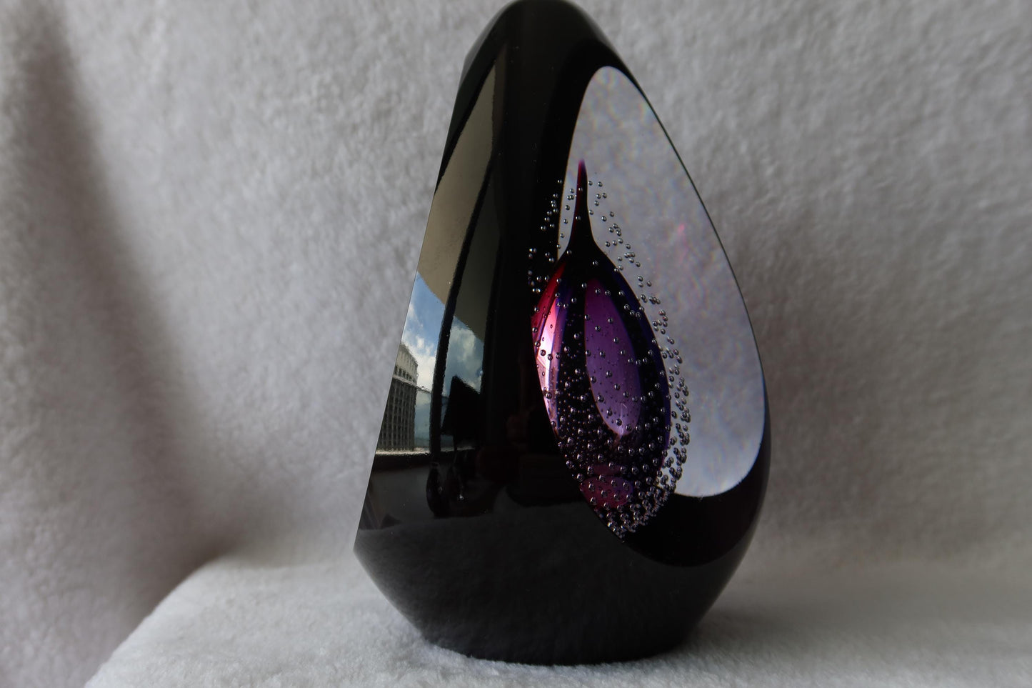 Handmade Blown Art Glass Shaped Sculpture
