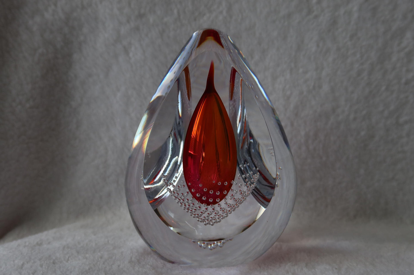 Handmade Blown Art Glass Shaped Sculpture