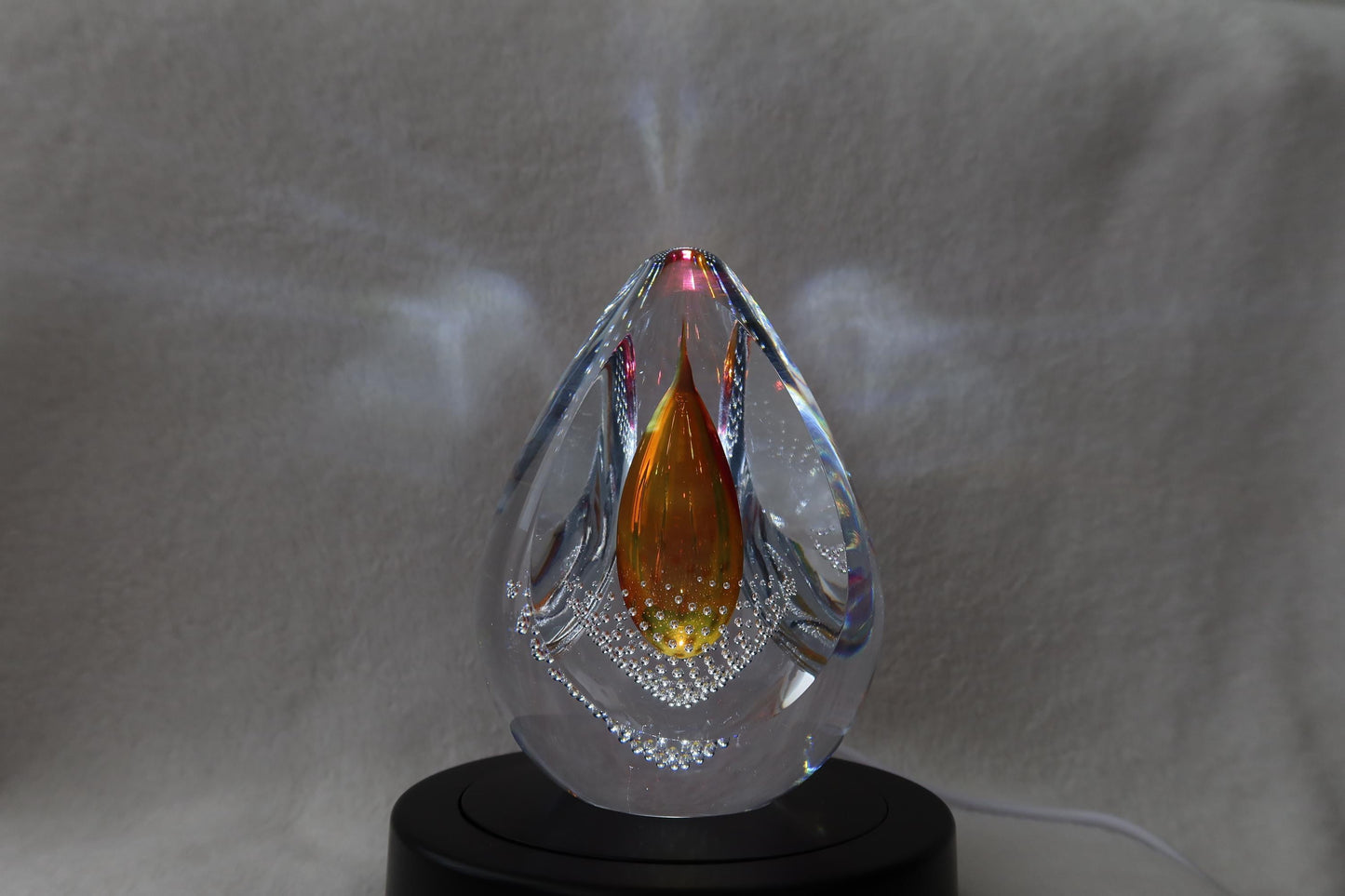 Handmade Blown Art Glass Shaped Sculpture