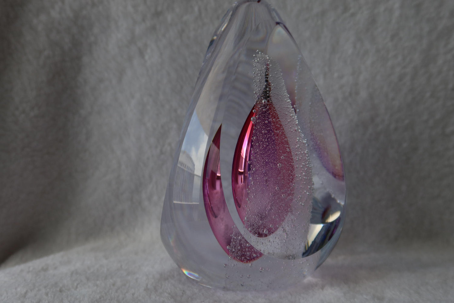 Handmade Blown Art Glass Shaped Sculpture