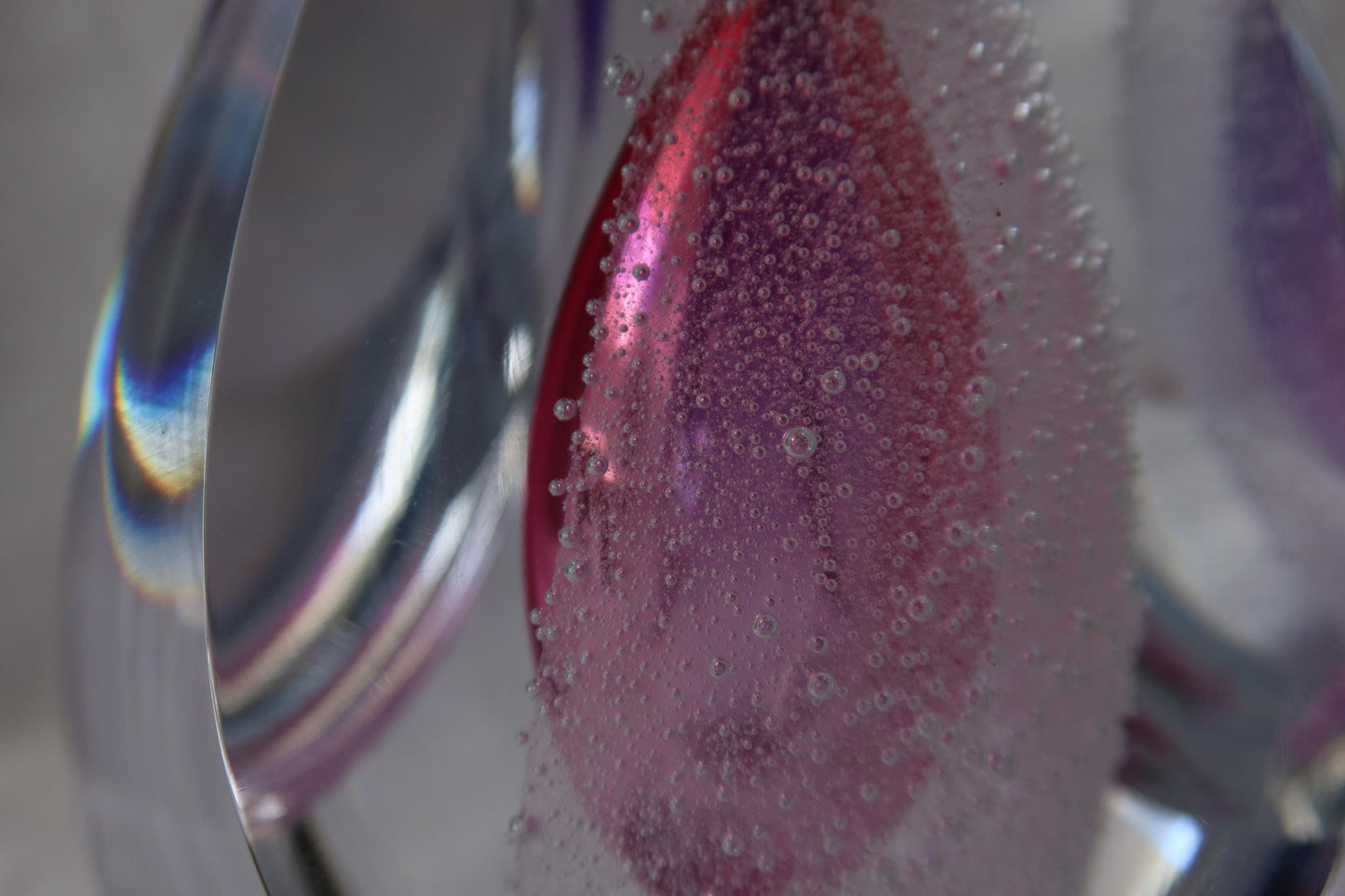 Handmade Blown Art Glass Shaped Sculpture
