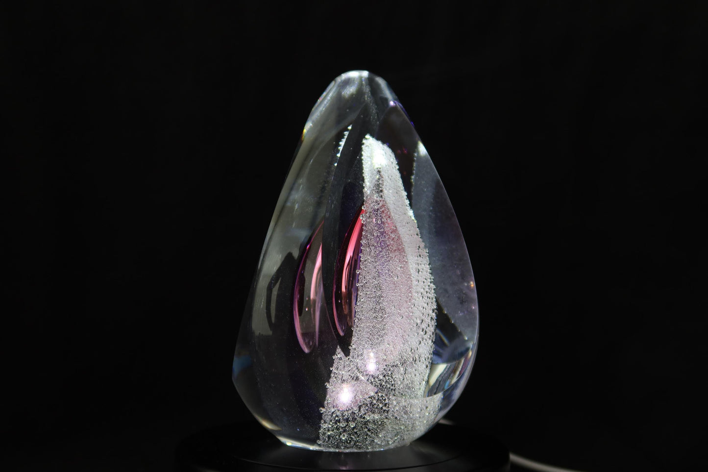 Handmade Blown Art Glass Shaped Sculpture