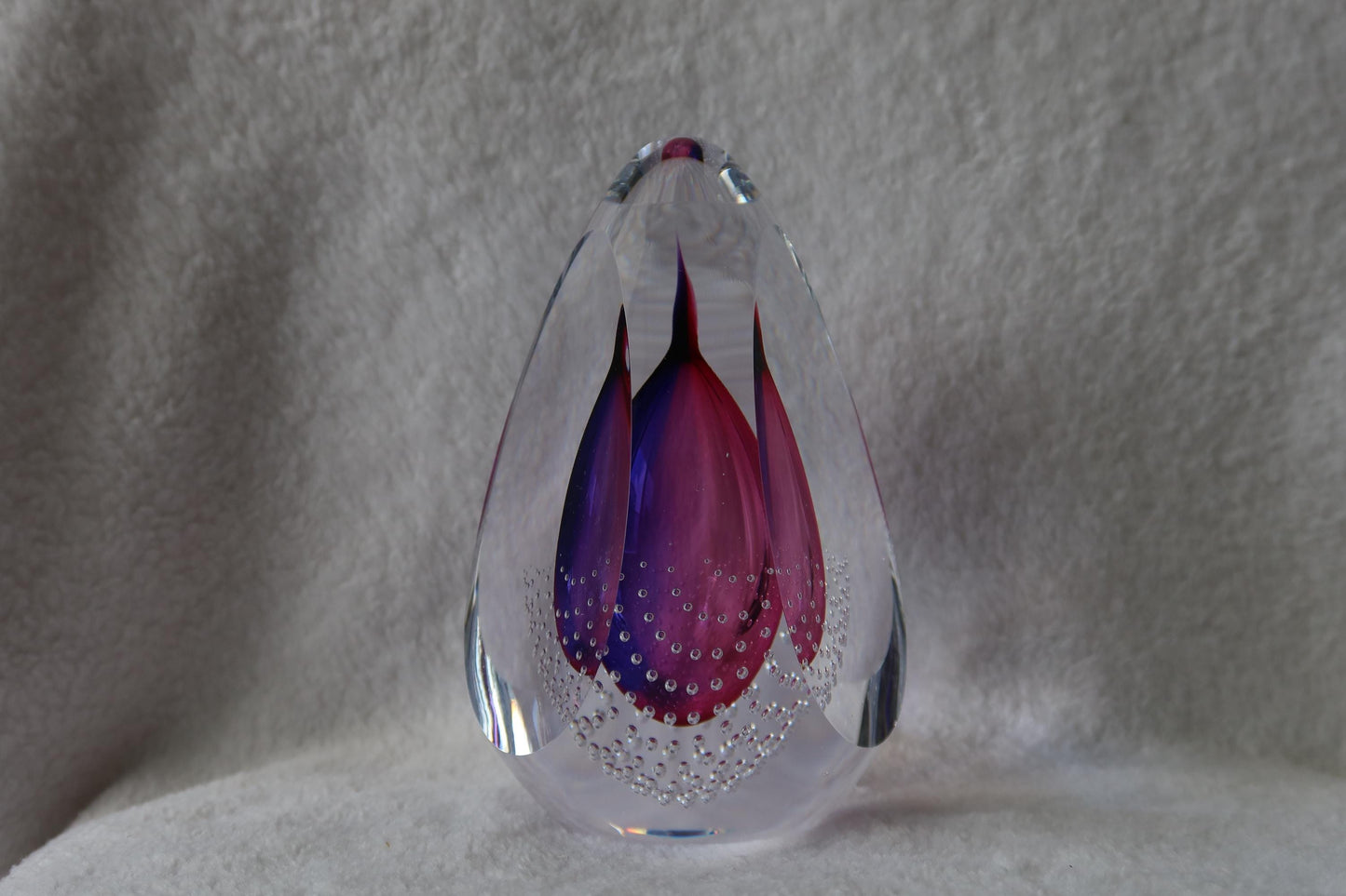 Handmade Blown Art Glass Shaped Sculpture