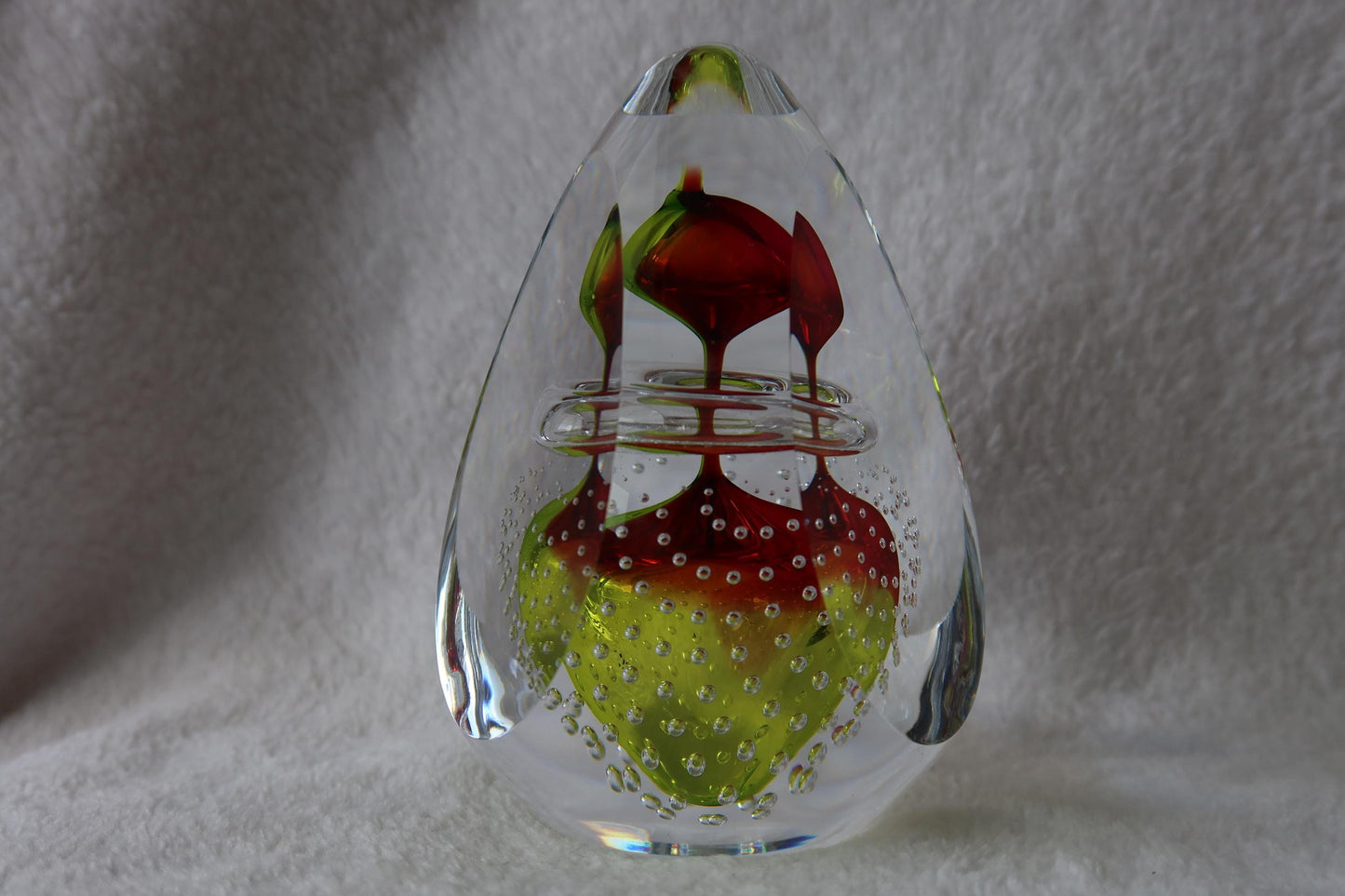 Handmade Blown Art Glass Shaped Sculpture