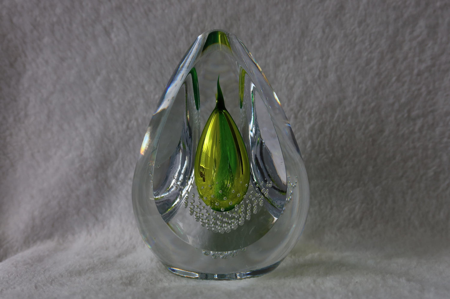 Handmade Blown Art Glass Shaped Sculpture