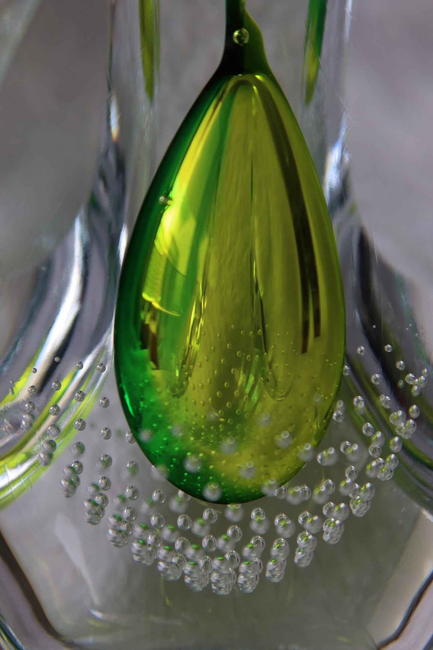 Handmade Blown Art Glass Shaped Sculpture