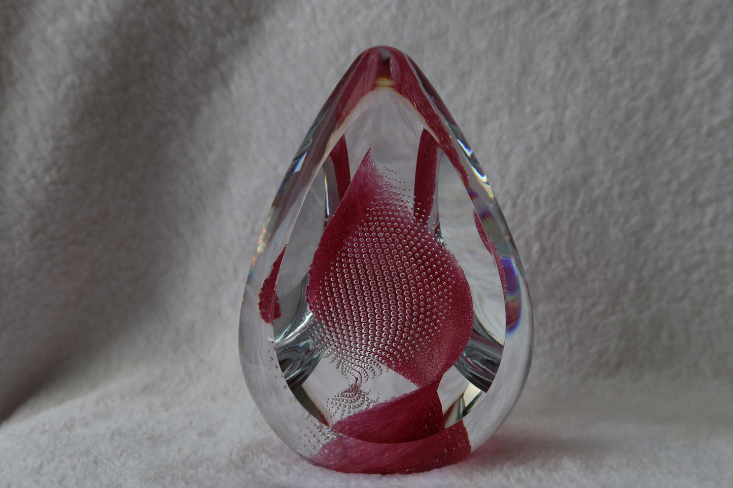Handmade Blown Art Glass Shaped Sculpture