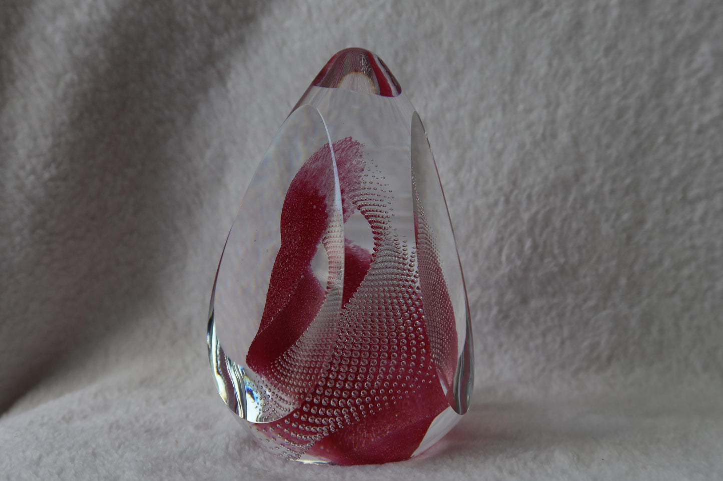Handmade Blown Art Glass Shaped Sculpture
