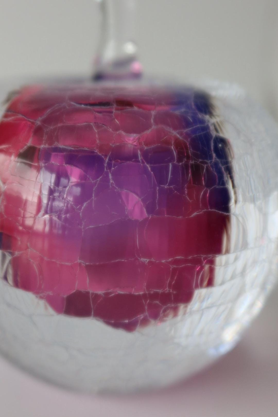 Handmade Blown Art Glass Shaped Sculpture