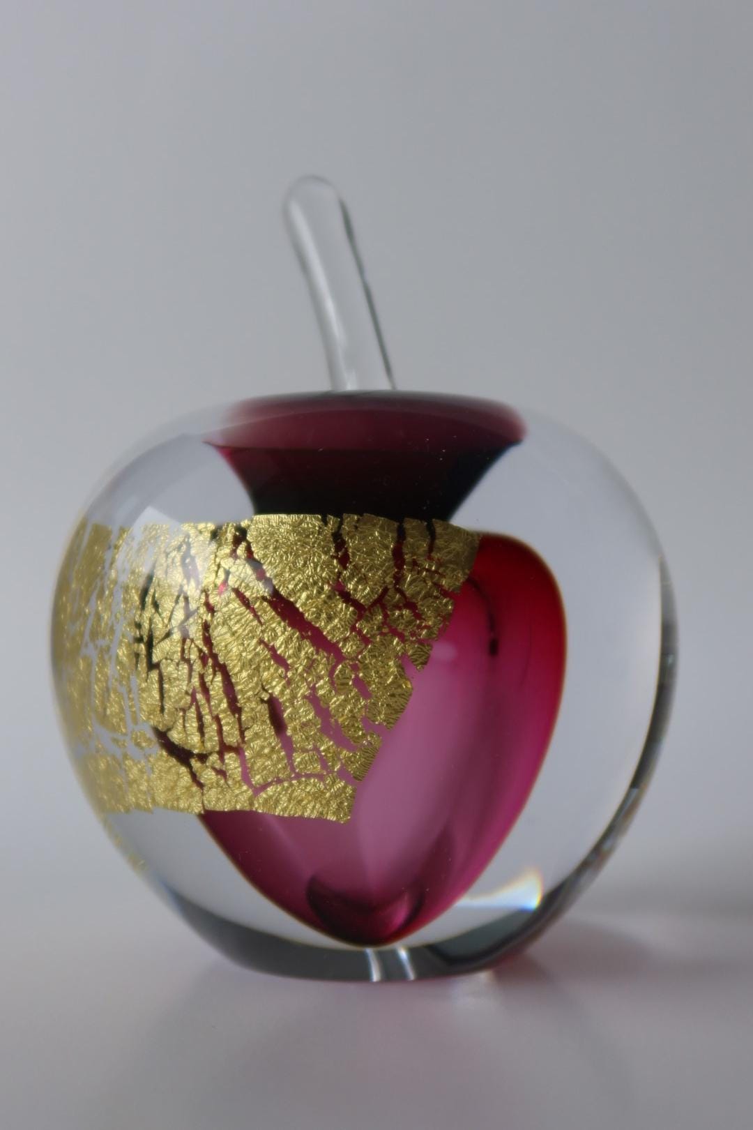 Handmade Blown Art Glass Shaped Sculpture