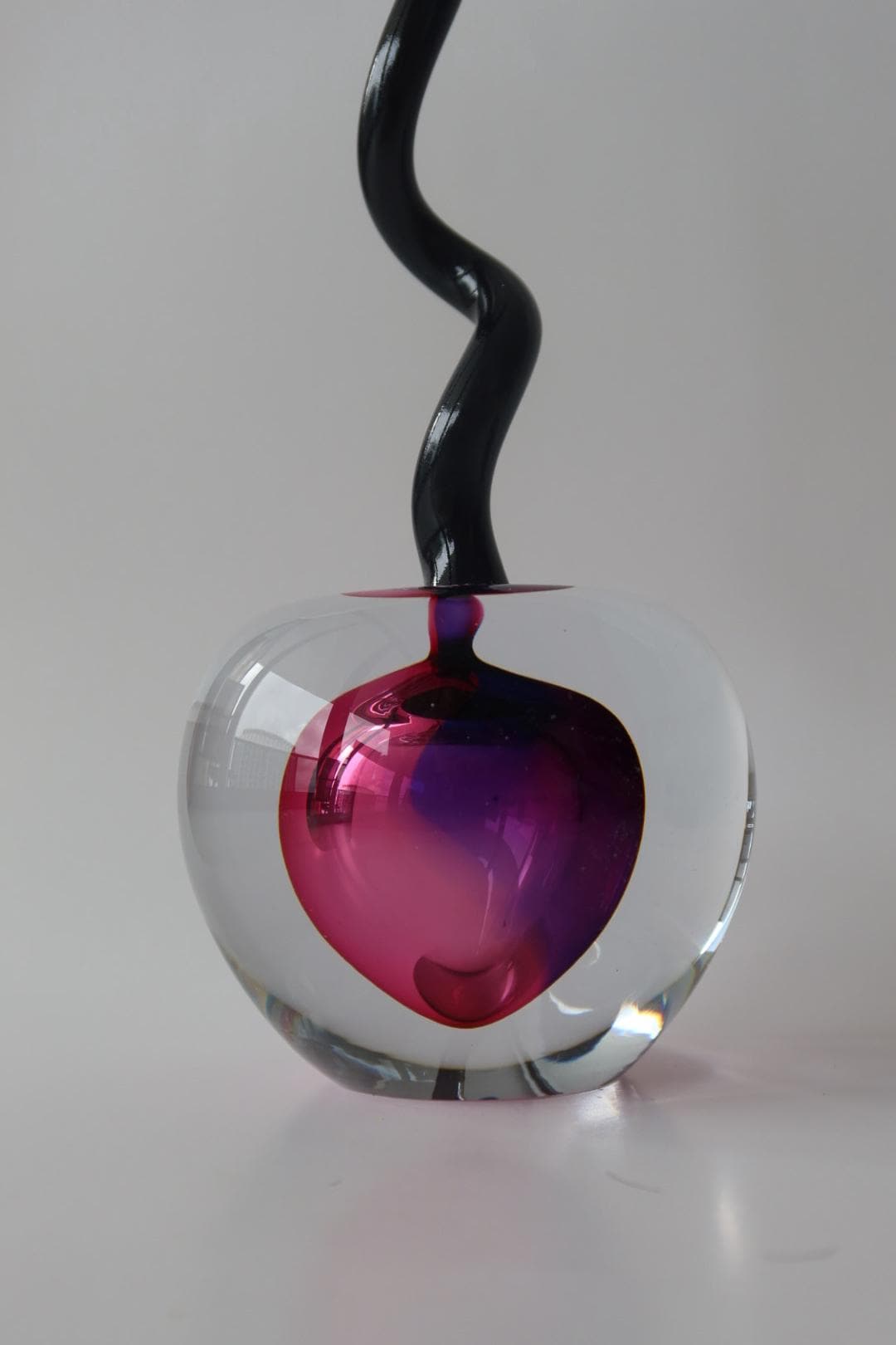 Handmade Blown Art Glass Shaped Sculpture