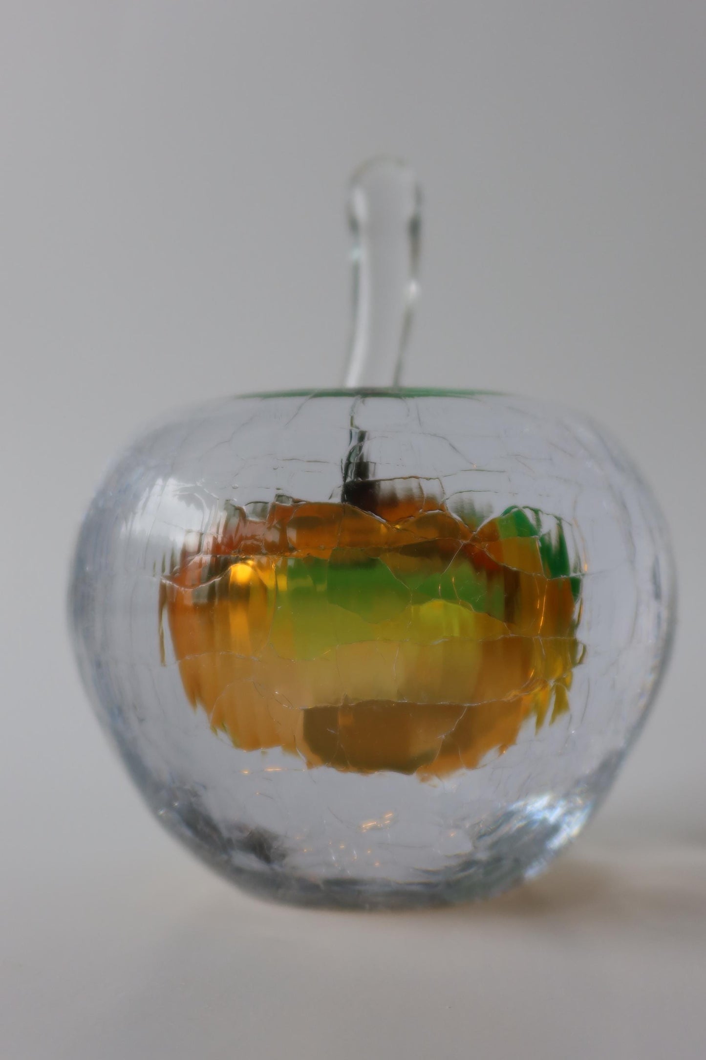 Handmade Blown Art Glass Shaped Sculpture