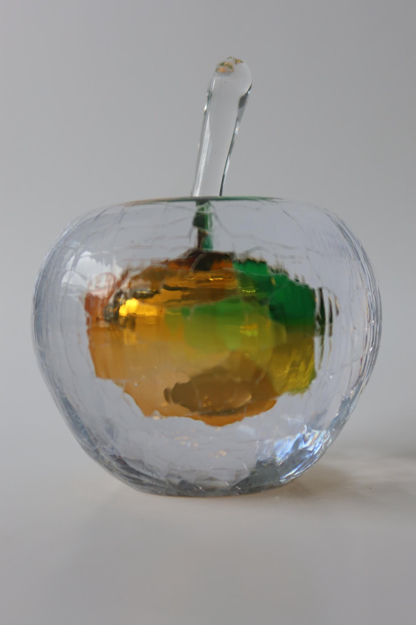 Handmade Blown Art Glass Shaped Sculpture