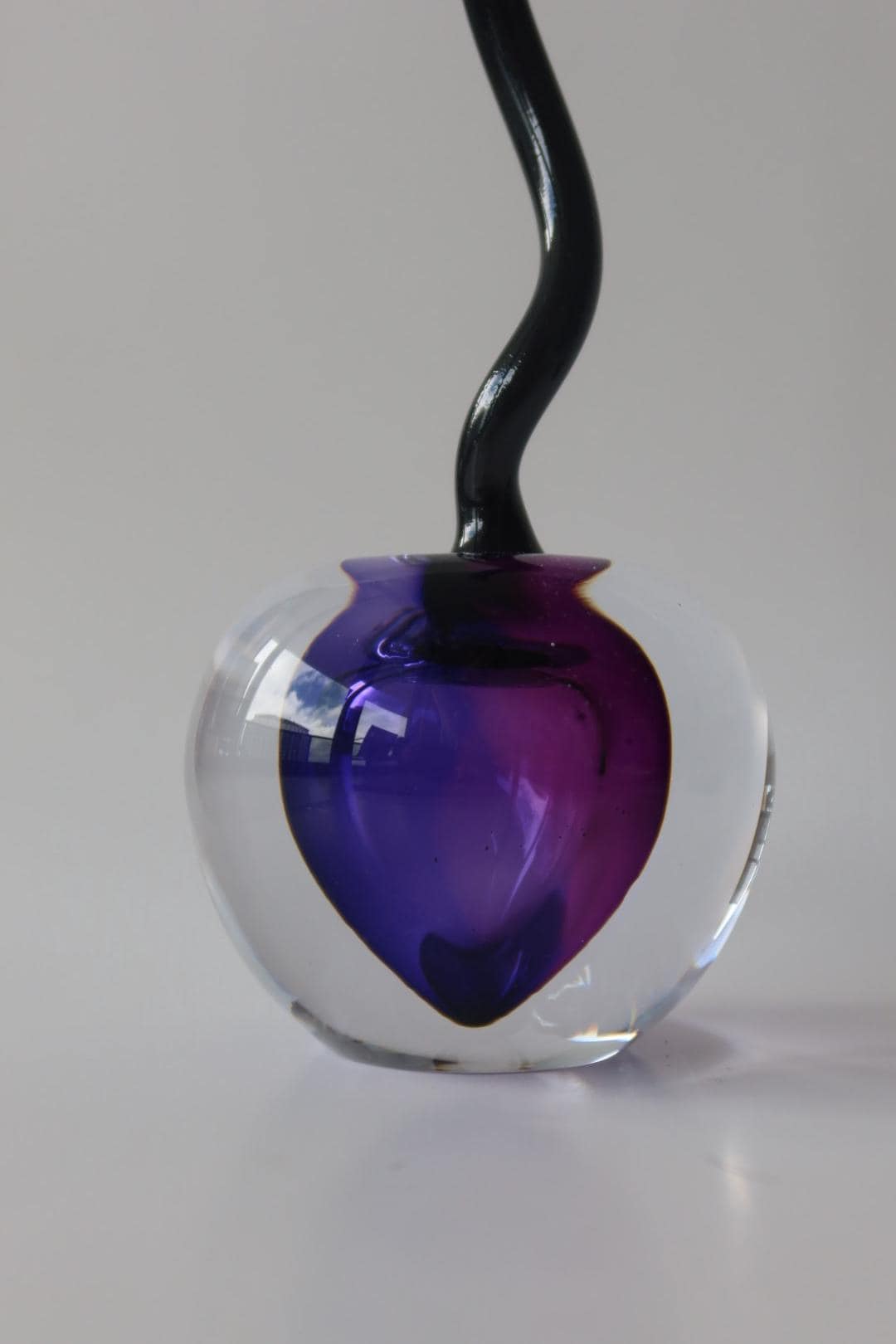 Handmade Blown Art Glass Shaped Sculpture