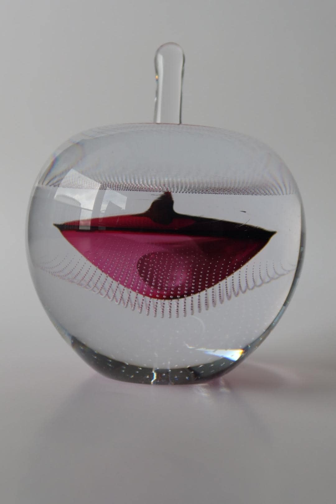 Handmade Blown Art Glass Shaped Sculpture