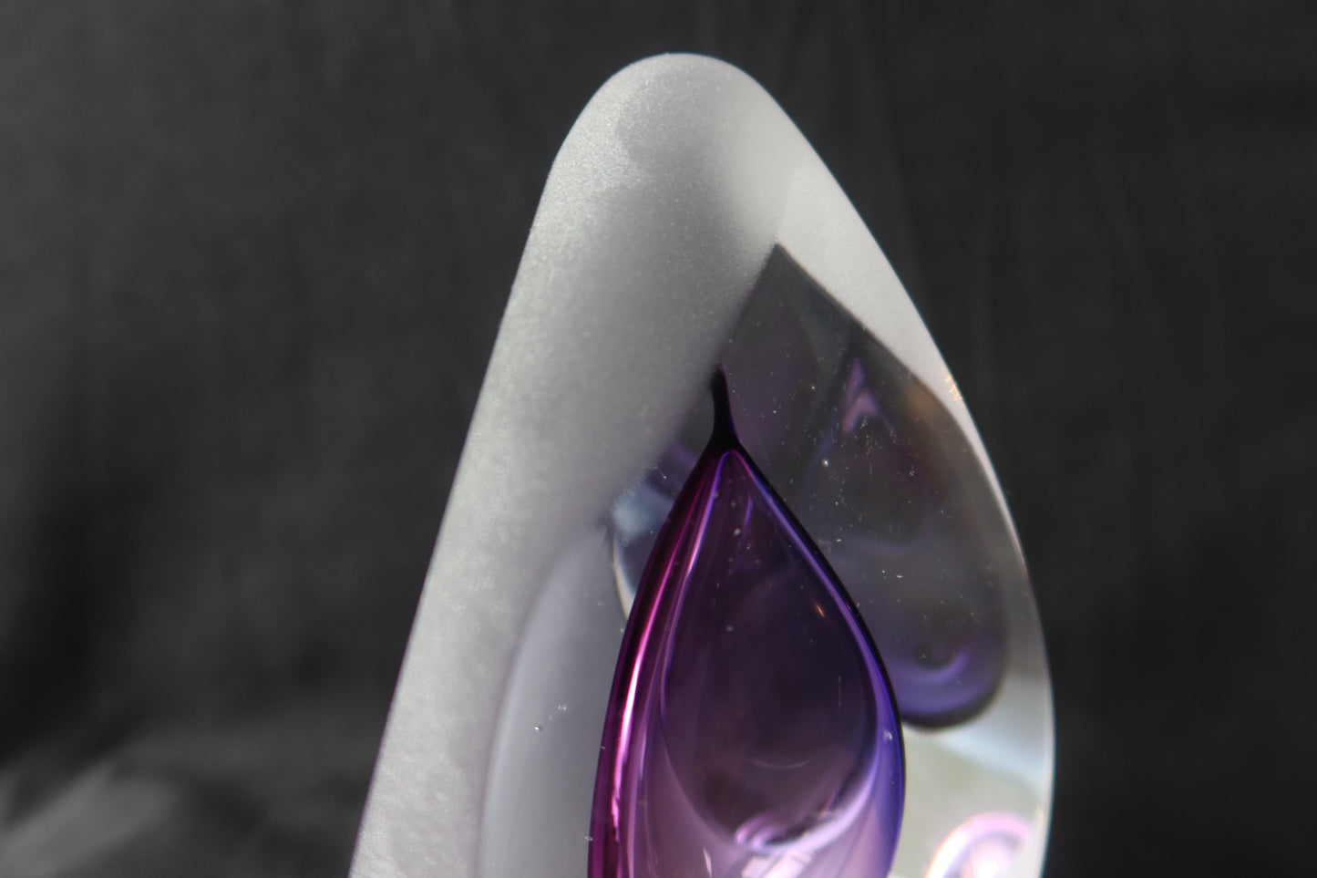 Handmade Blown Art Glass Shaped Sculpture